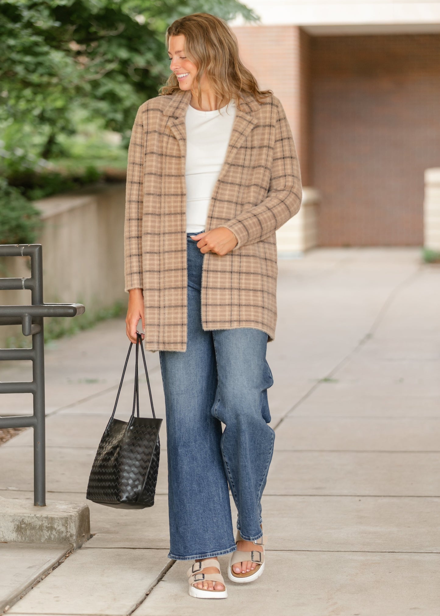 Liverpool Los Angeles® Open Front Sweater Coat FF Layering Essentials