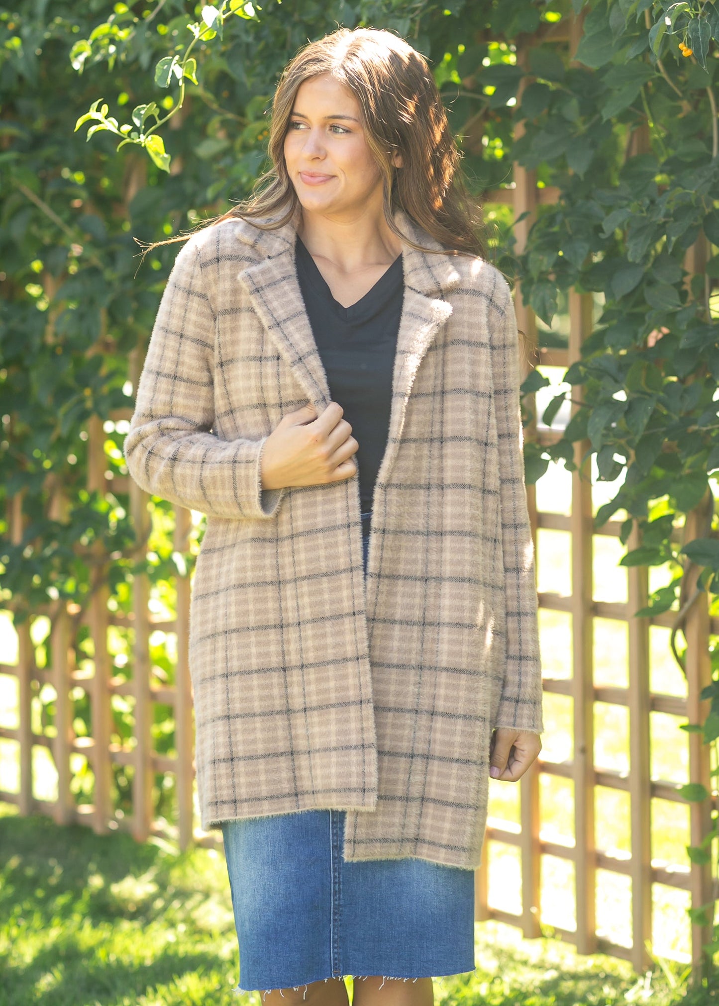 Liverpool Los Angeles® Open Front Sweater Coat FF Layering Essentials