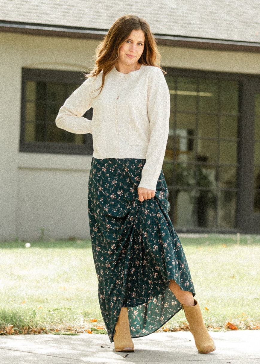 Lyra Cardigan with Front Pocket FF Tops