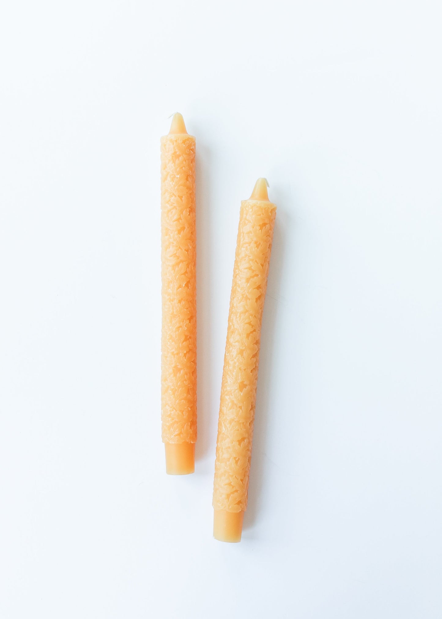 Maple Leaf Unscented Taper Candles Set of 2 Gifts