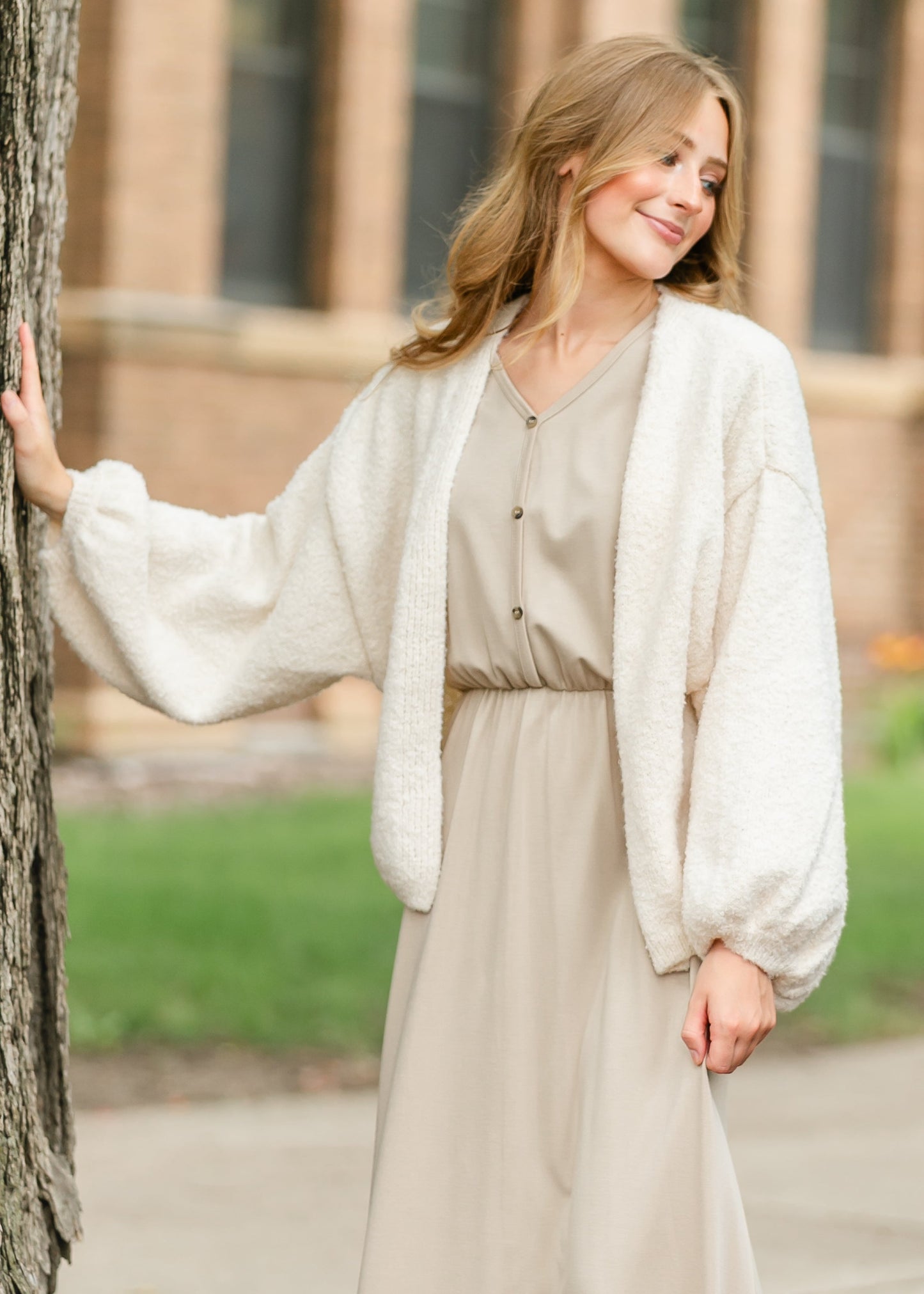 Marley Dolman Sleeve Cardigan FF Tops