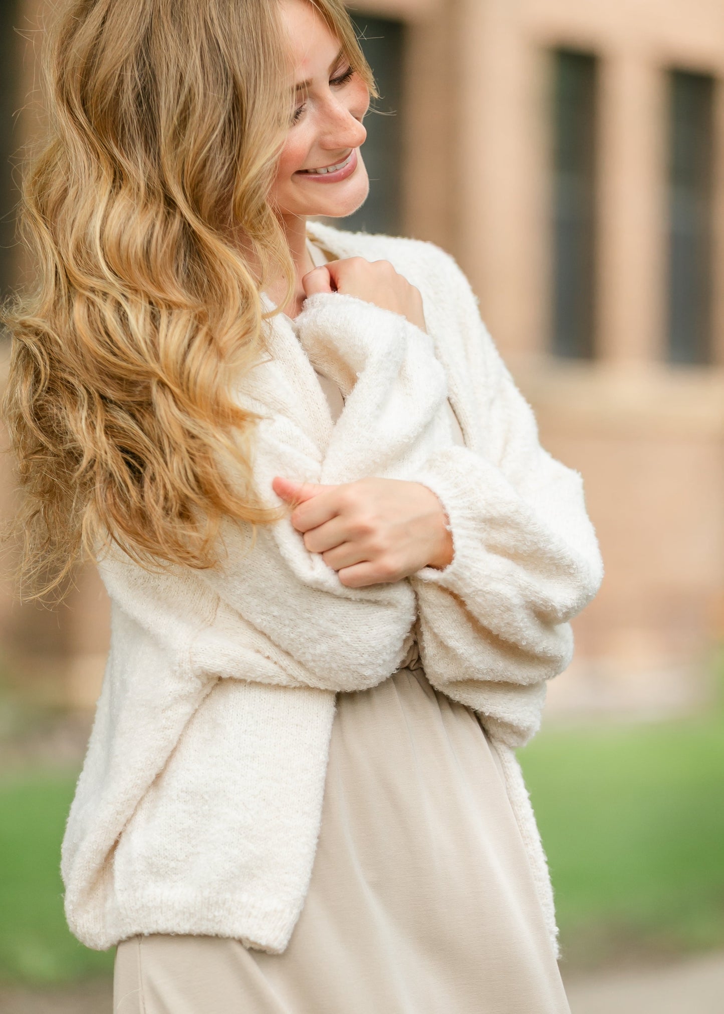 Marley Dolman Sleeve Cardigan FF Tops