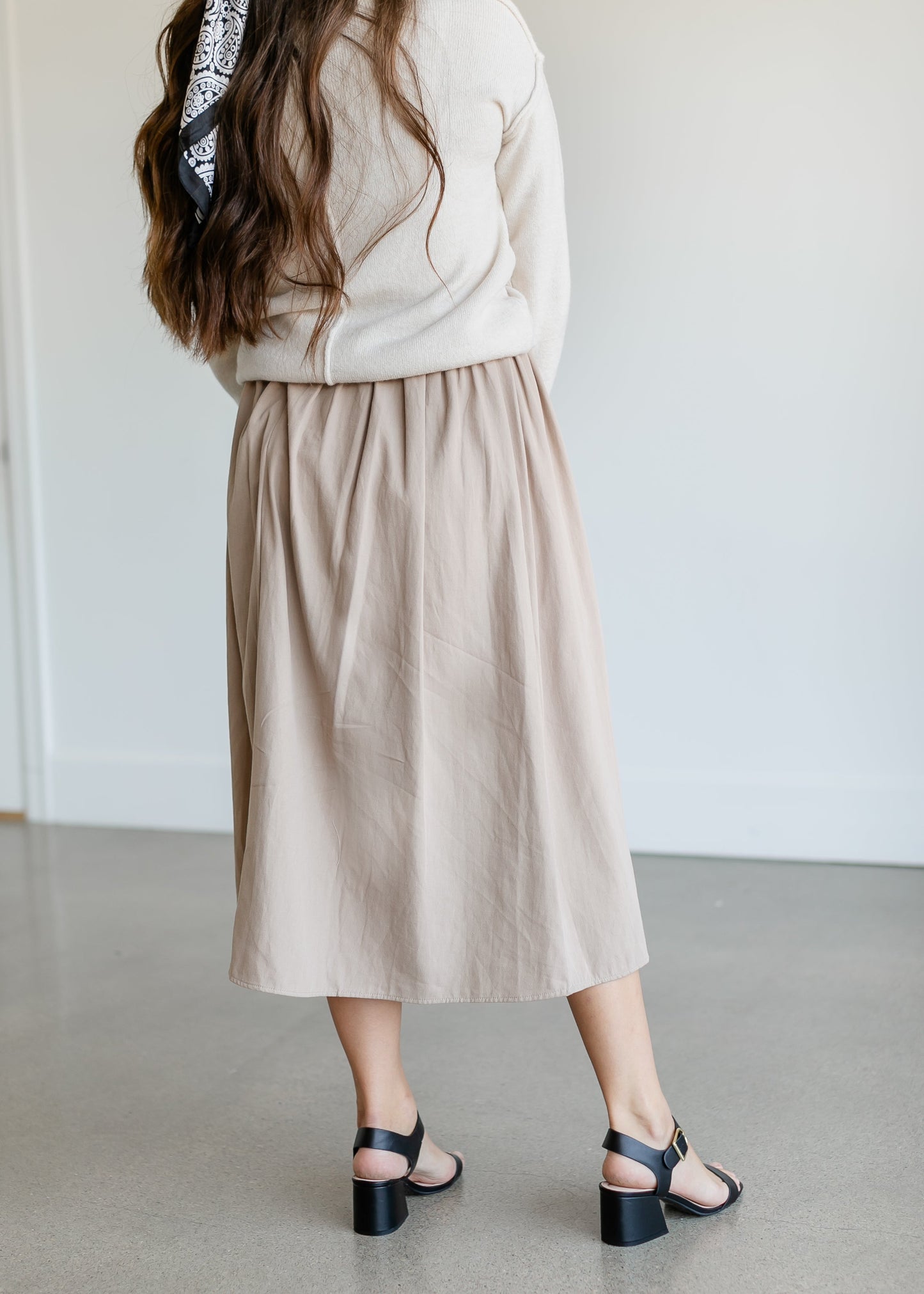 Maya A-line Trouser Midi Skirt FF Skirts