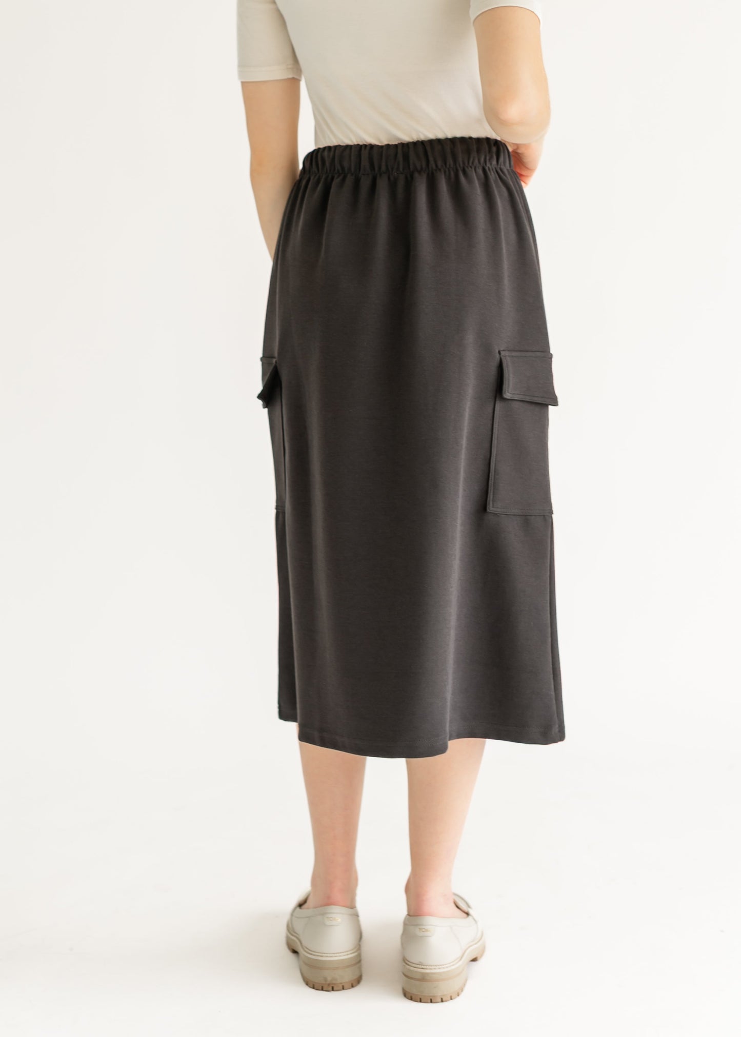 Mazie Midi A-line Cargo Skirt FF Skirts
