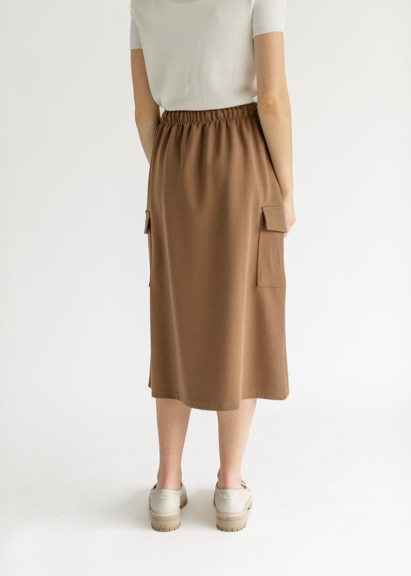 Mazie Midi A-line Cargo Skirt FF Skirts