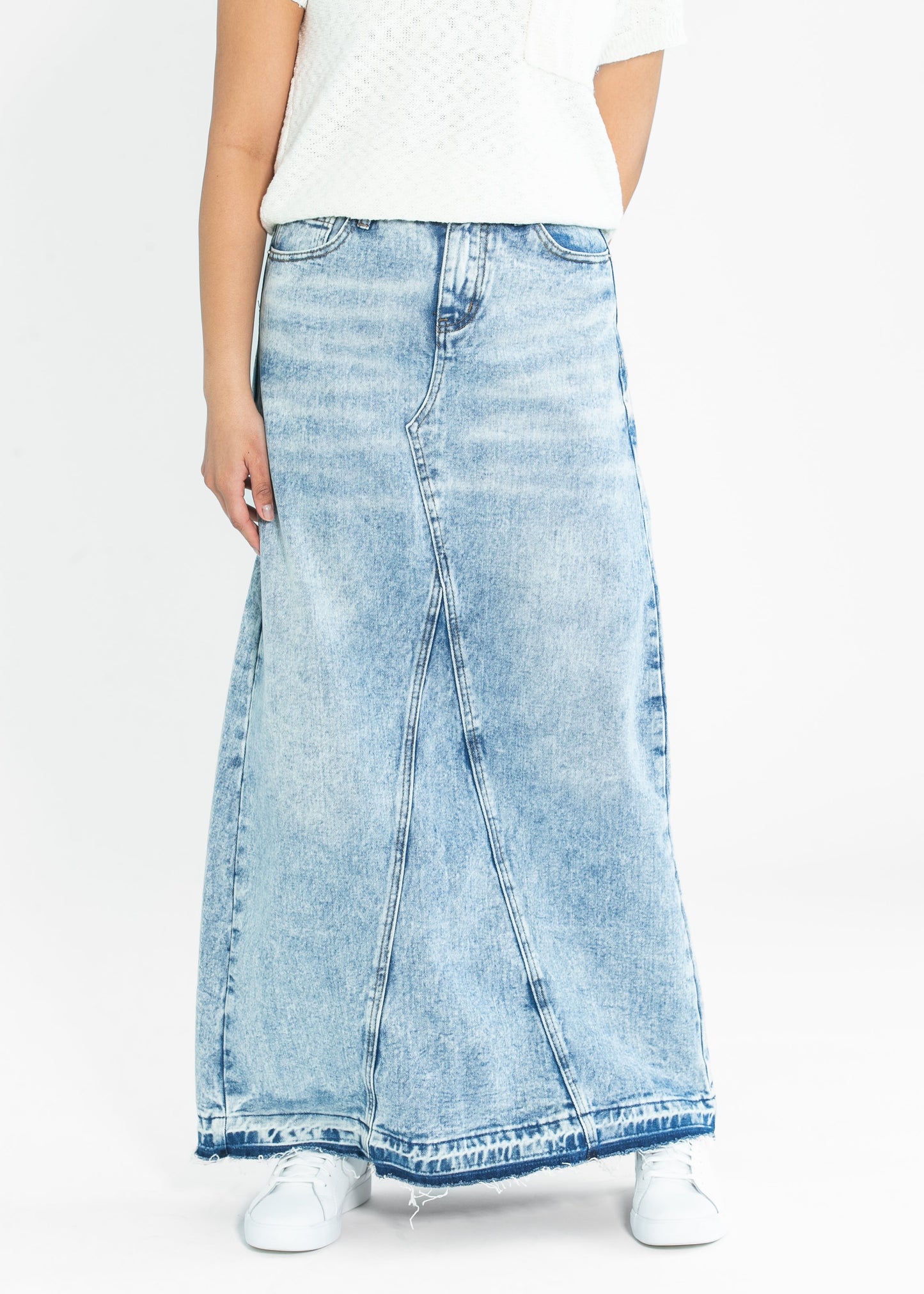 Mina Denim Maxi Skirt IC Skirts