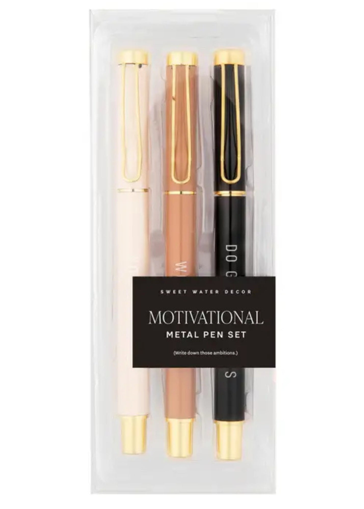 Motivational Metal Pen Set Gifts