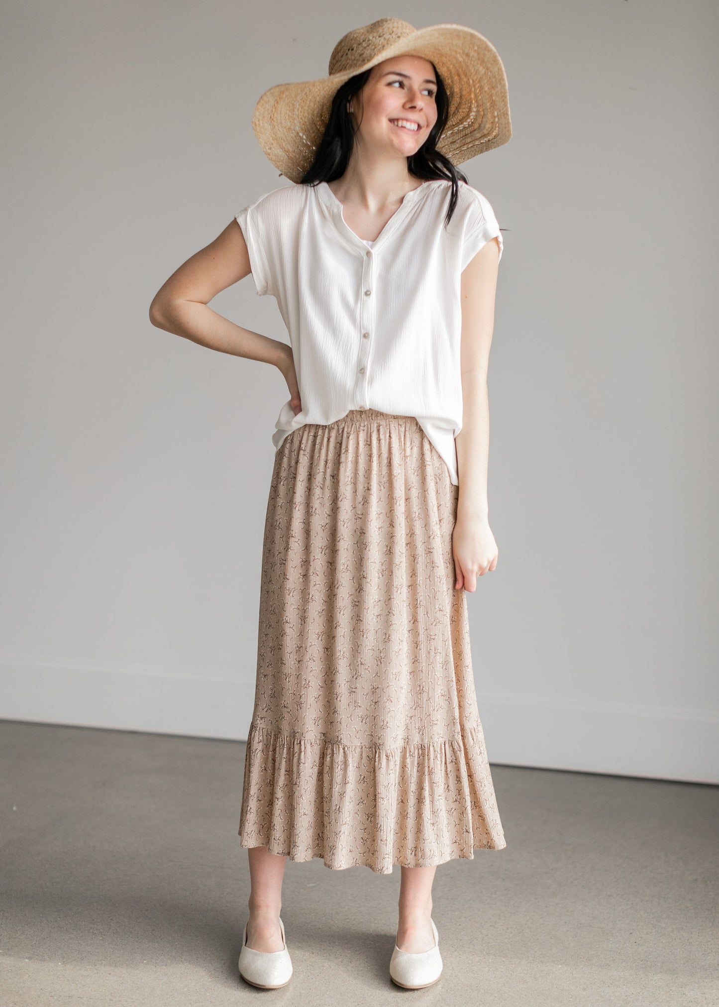 Natural Wide Brim Straw Sunhat Accessories
