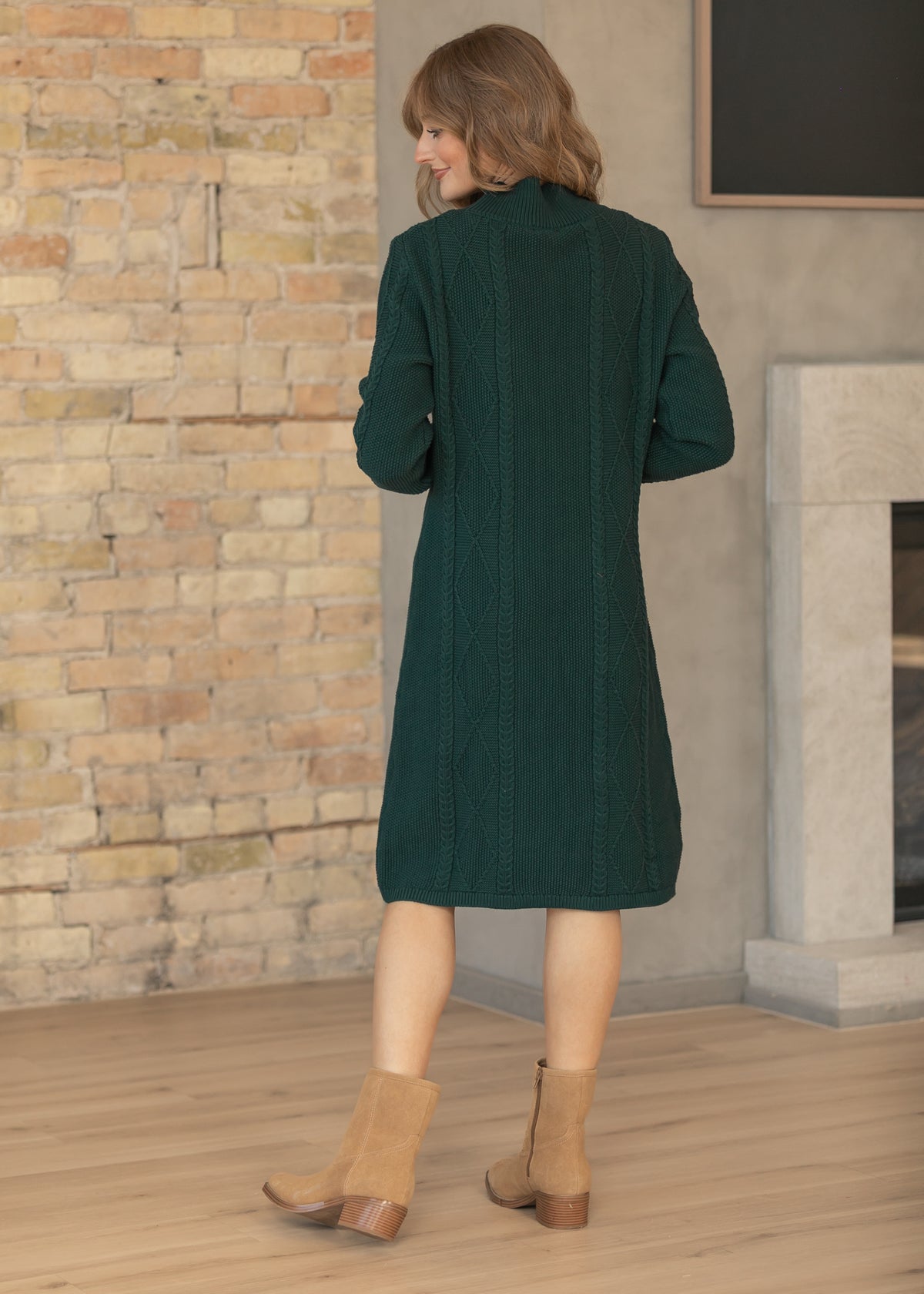 Noelle Teal Sweater Midi Dress IC Dresses