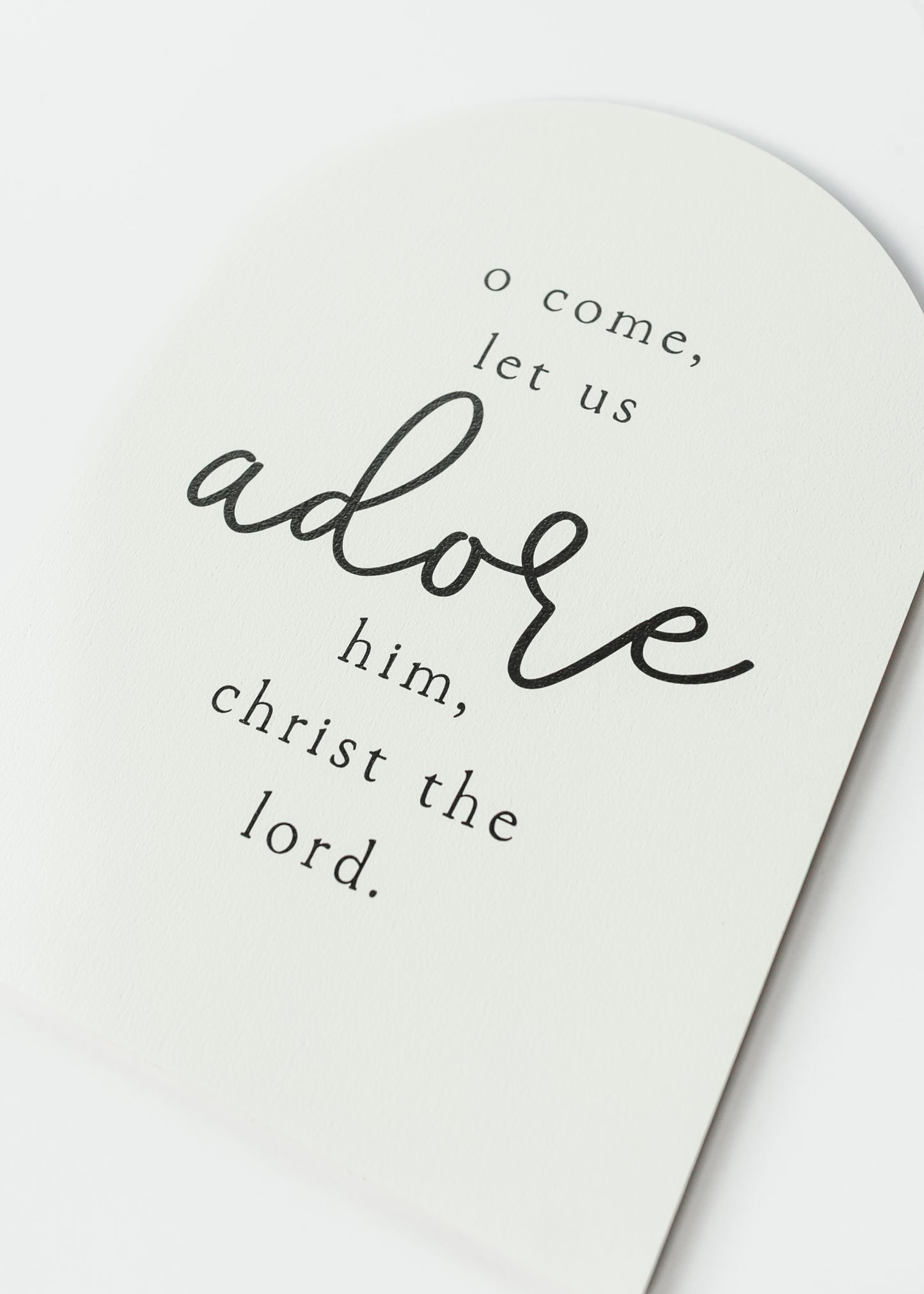 Oh Come Let Us Adore Him Christian Wall Art FF Home + Lifestyle