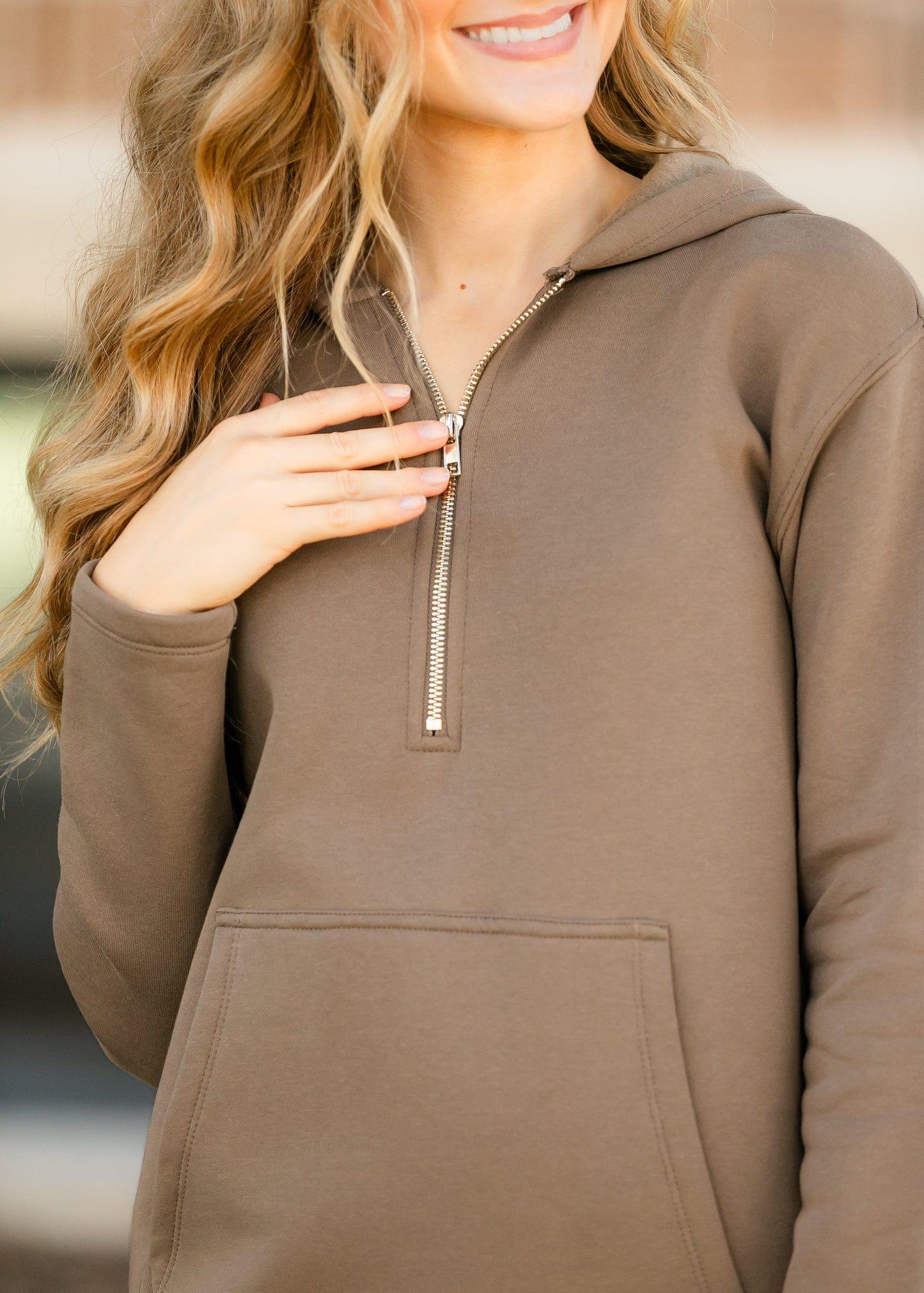 Olympia Zipper Sweatshirt Dress IC Dresses