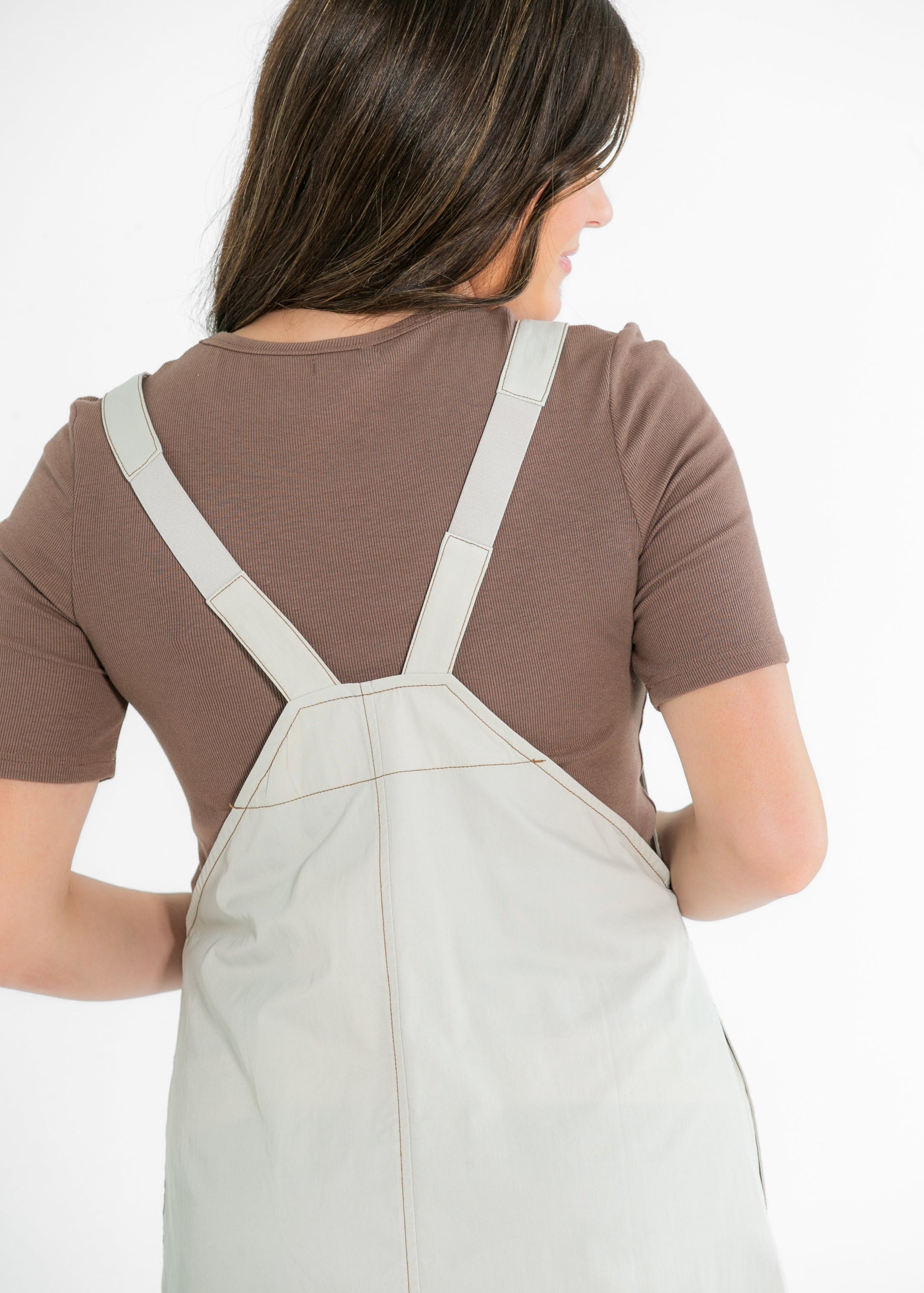 Overall Jumper Stone Wash Maxi Dress FF Dresses