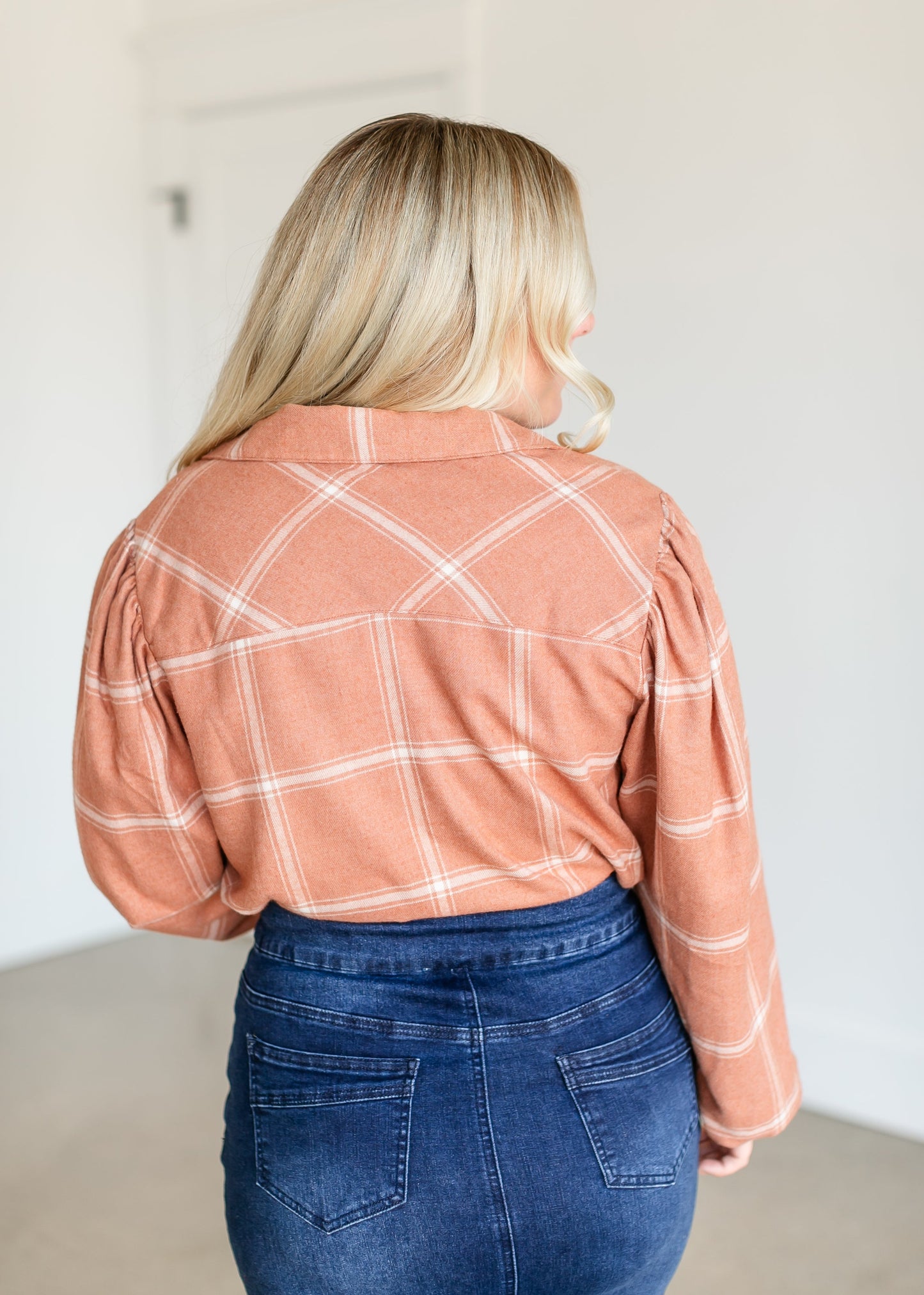 Overland Plaid Button Up Top FF Tops