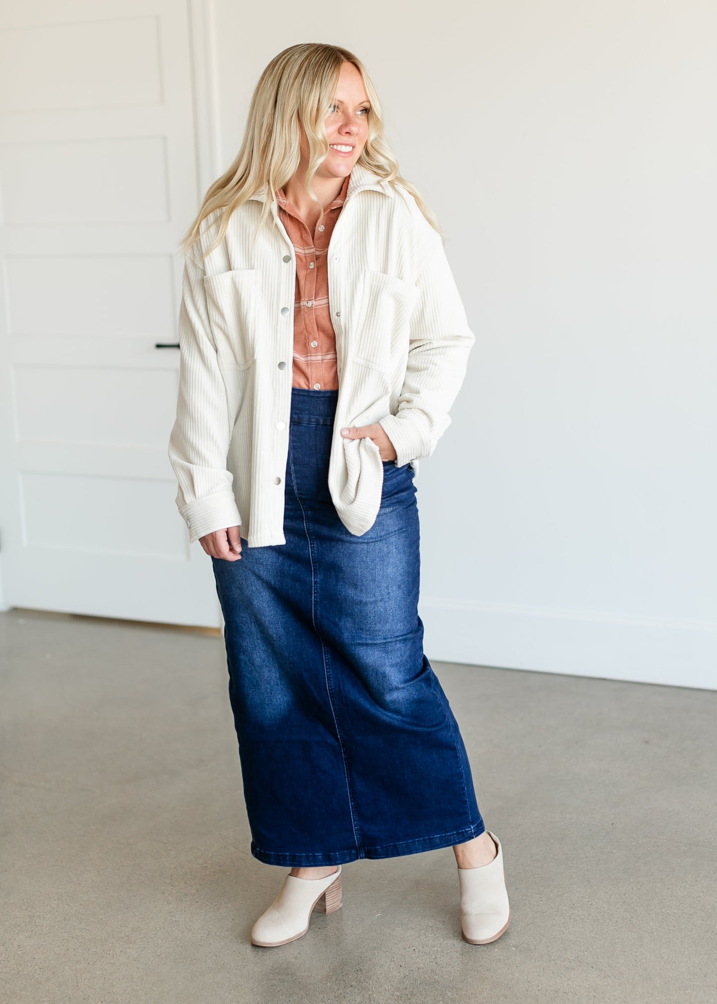 Overland Plaid Button Up Top FF Tops