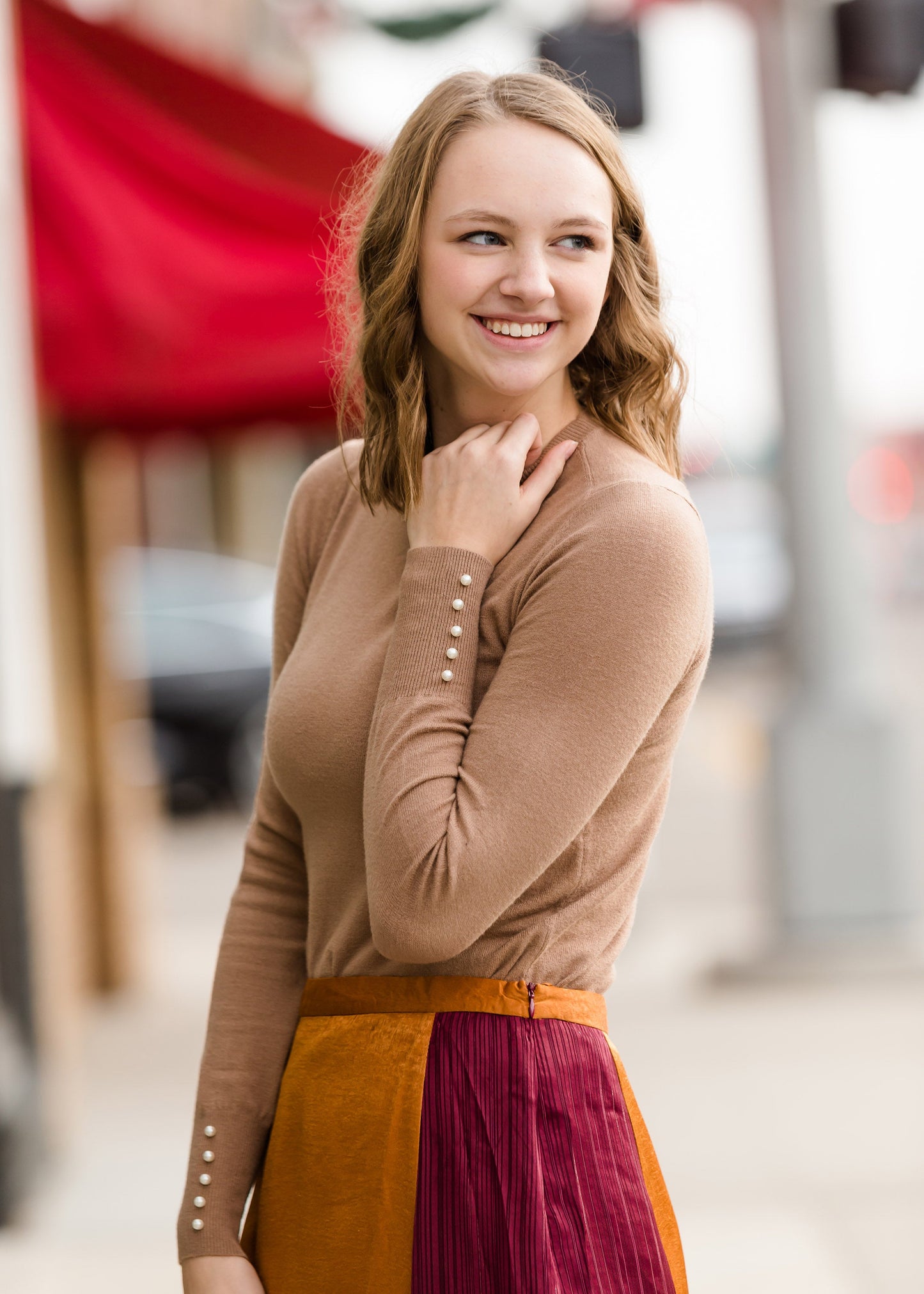 Pearl Knit Pullover Sweater - FINAL SALE FF Tops