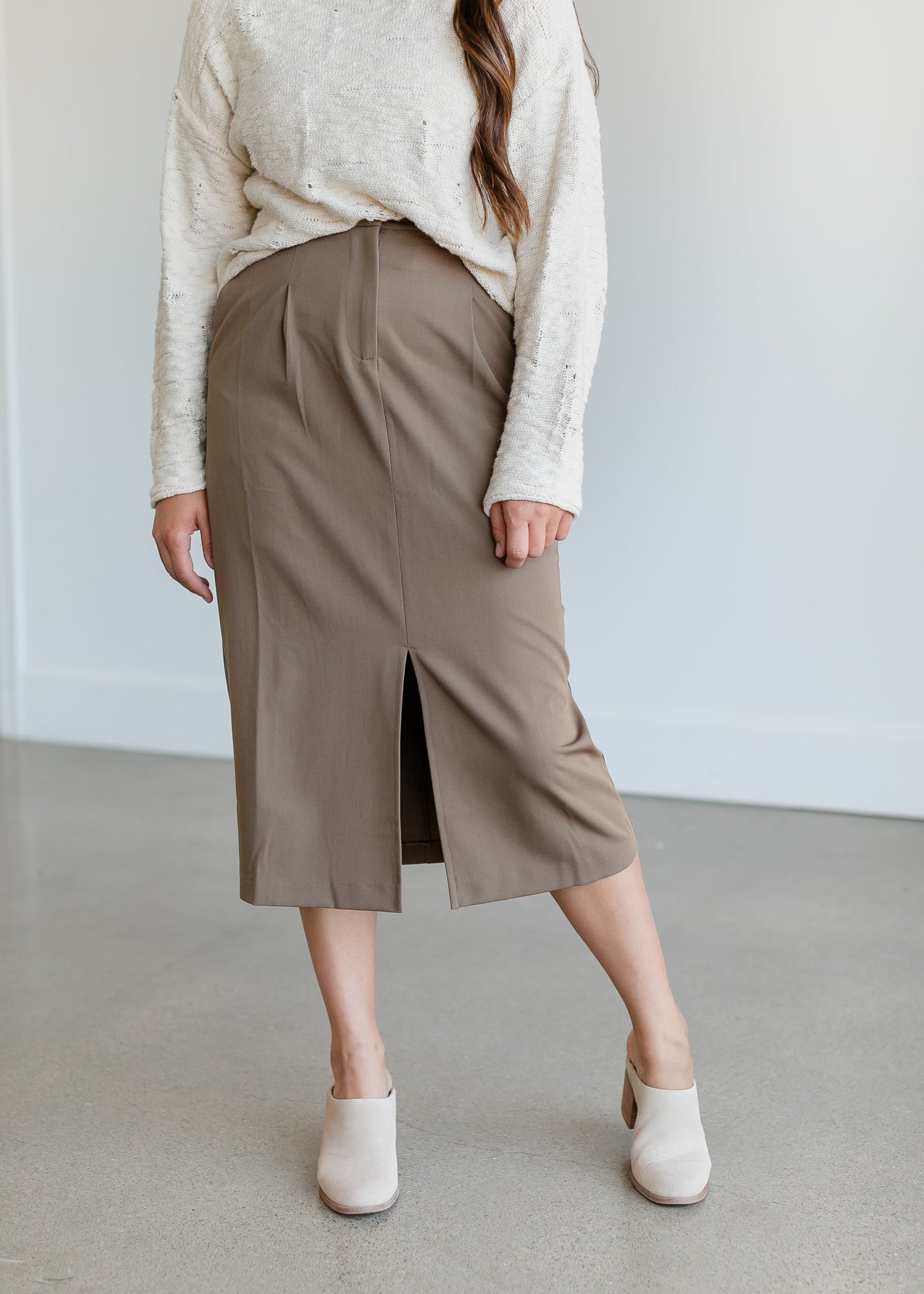 Penny Trouser Midi Skirt FF Skirts