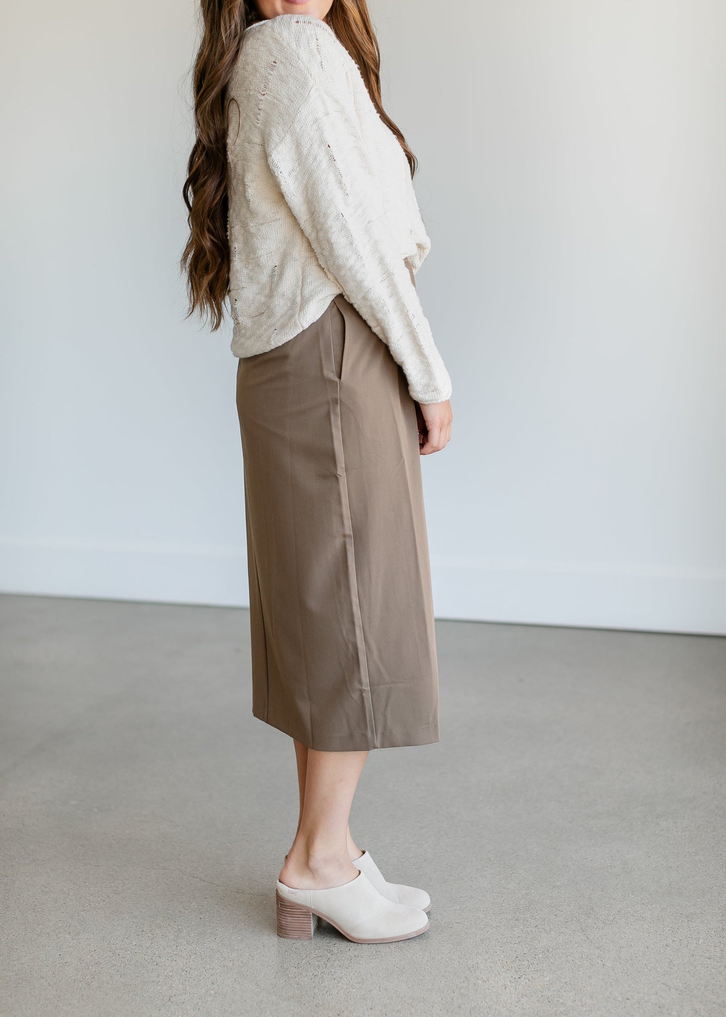 Penny Trouser Midi Skirt FF Skirts