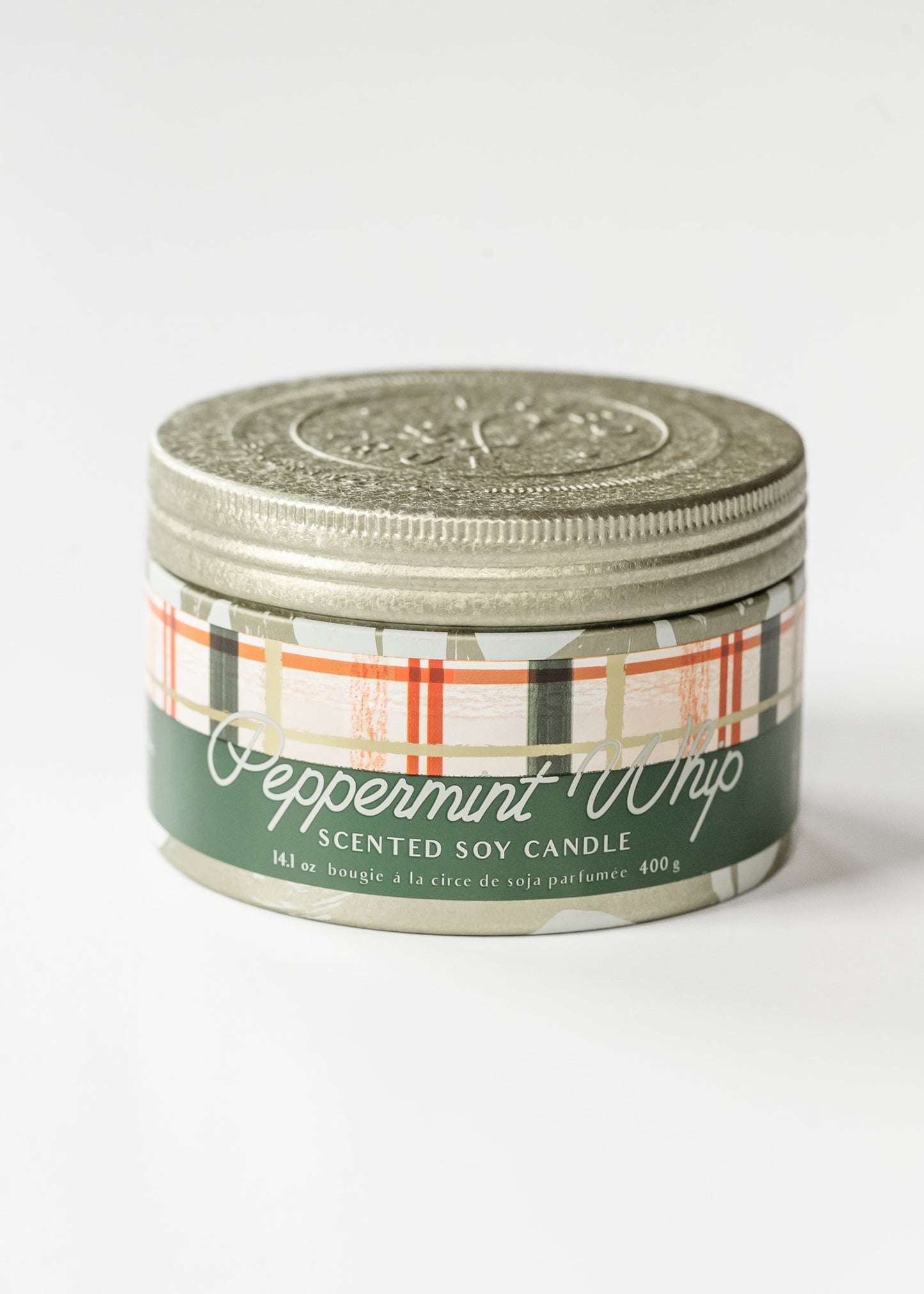 Peppermint Whip Large Tin Candle FF Home + Lifestyle