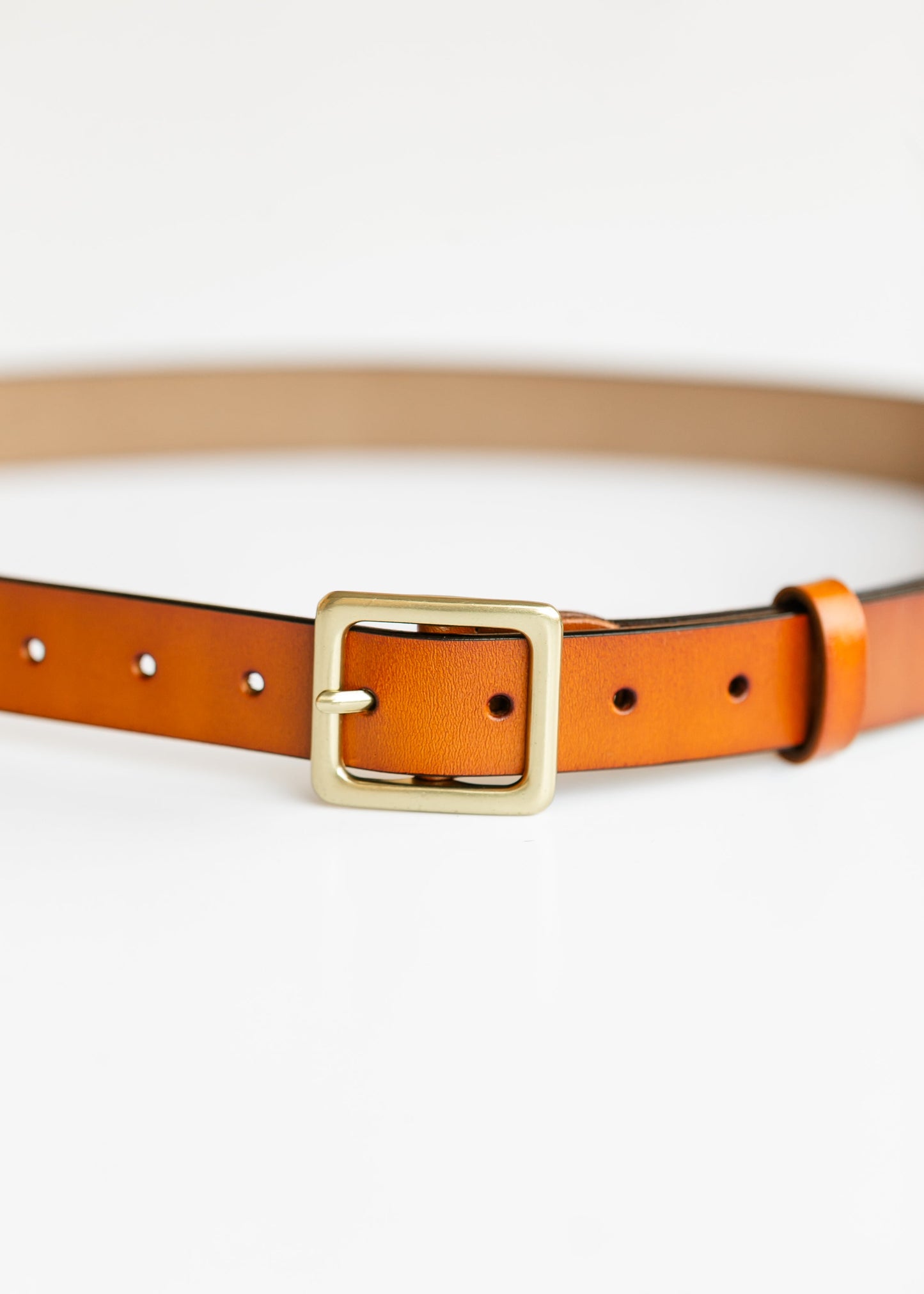 Perfect Leather Square Buckle Belt Accessories