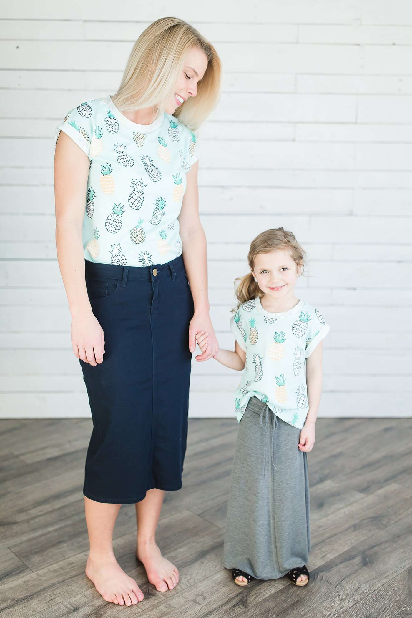 Pineapple Print Tee-FINAL SALE FF Tops