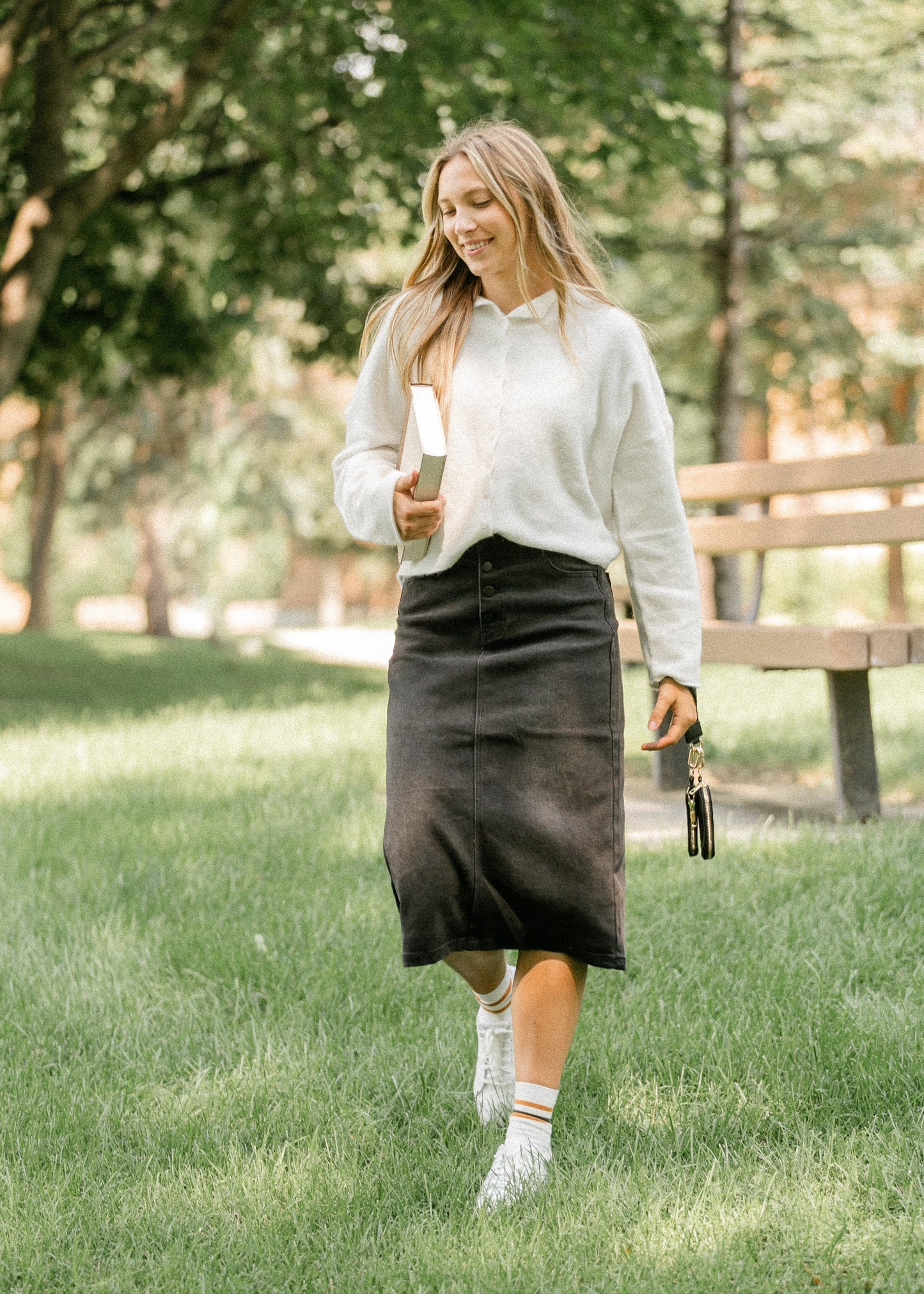 Piper Soft Button Up Knit Sweater FF Layering Essentials