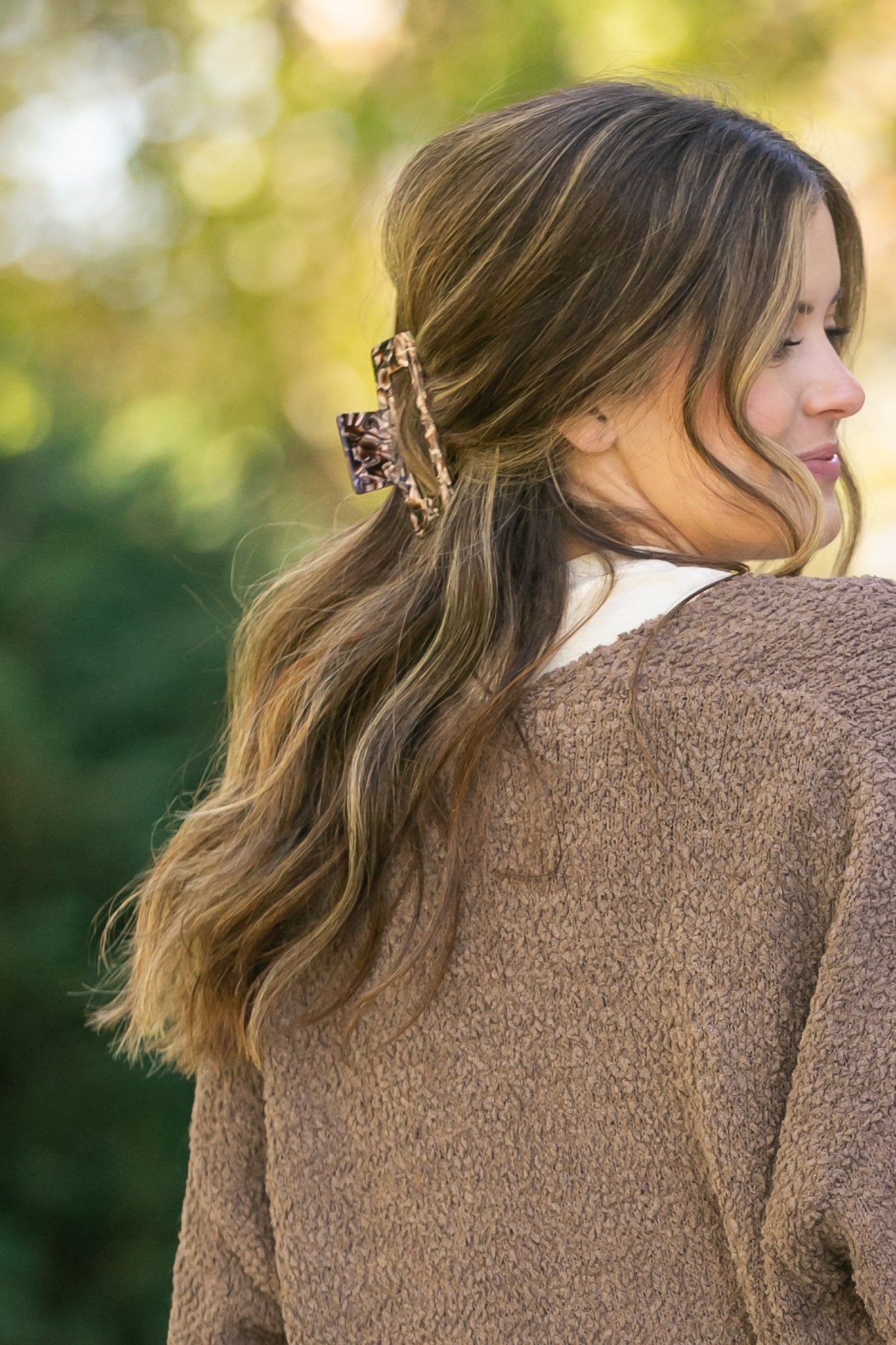 Popcorn Knit Open Front Cardigan FF Layering Essentials