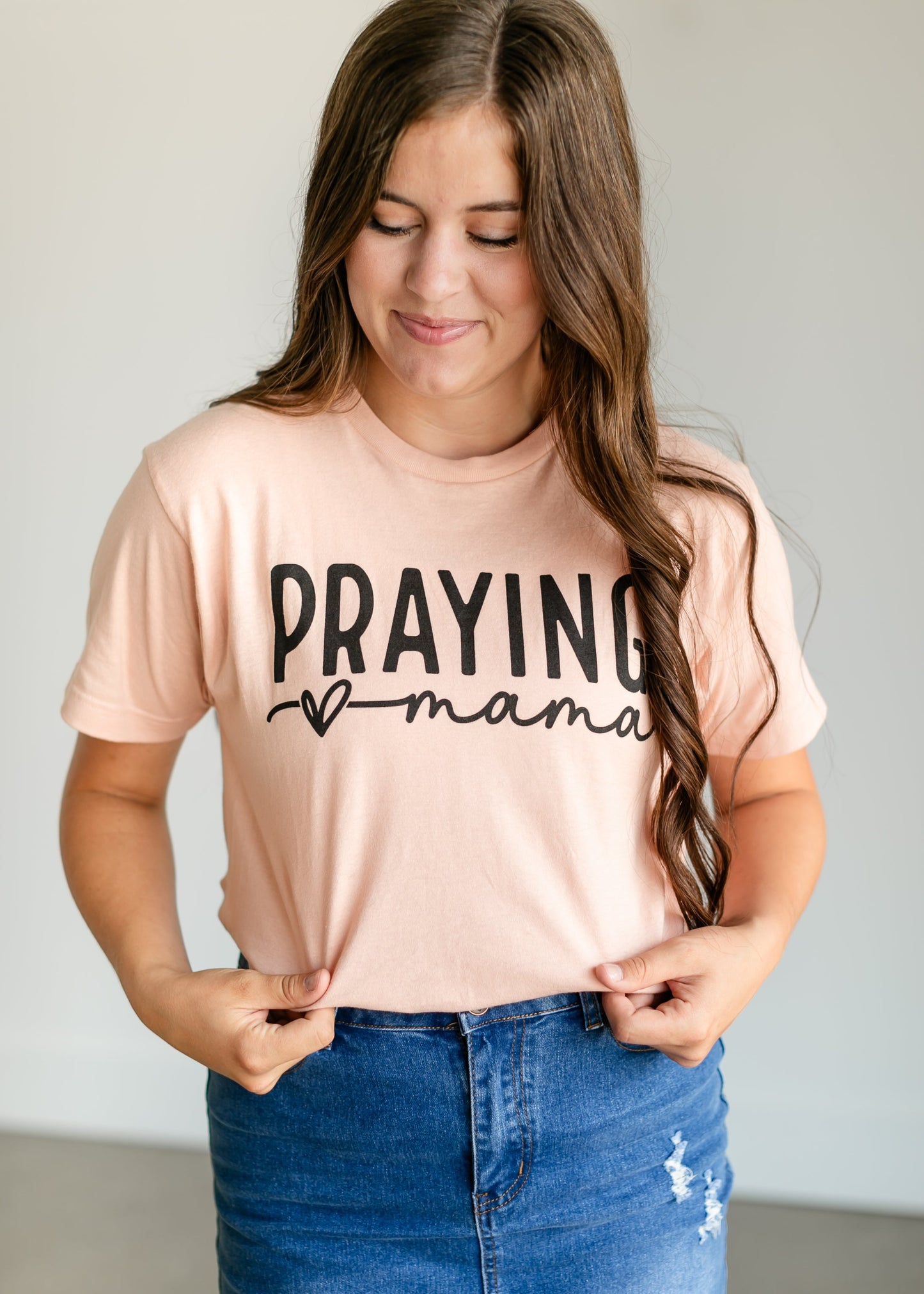 Praying Mama Graphic T-shirt FF Tops