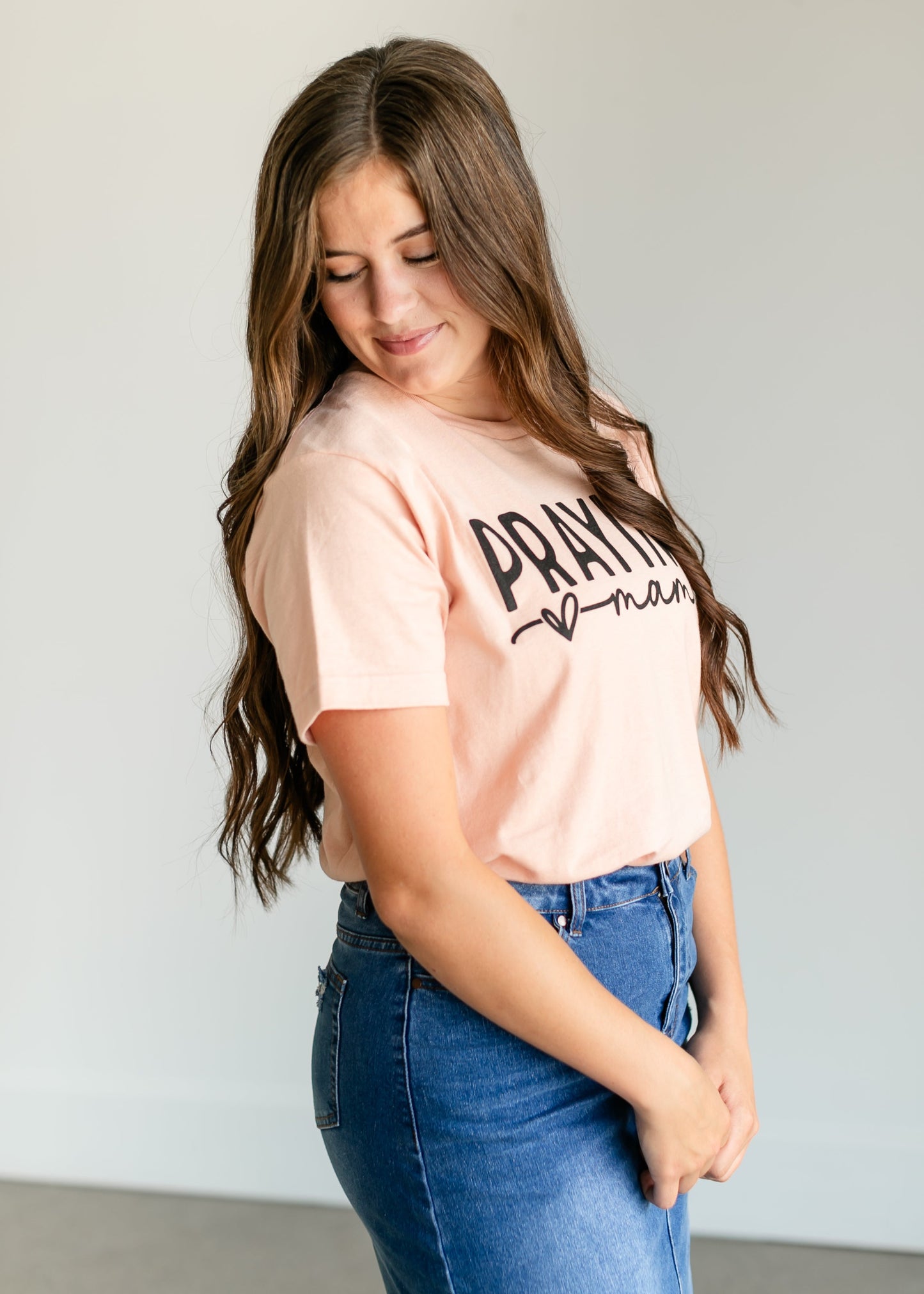 Praying Mama Graphic T-shirt FF Tops