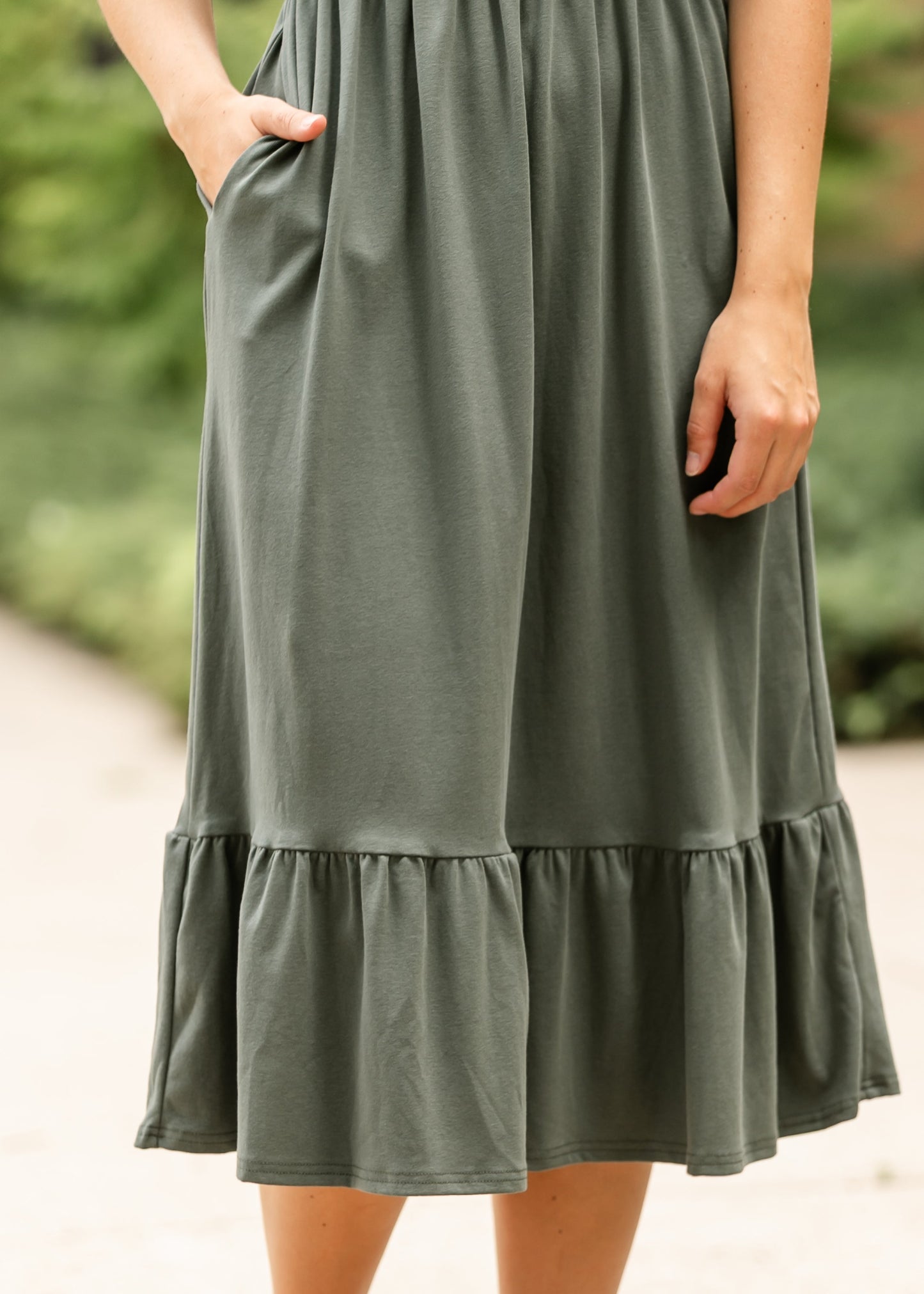 Preorder Amy Puff Sleeve Midi Dress IC Dresses