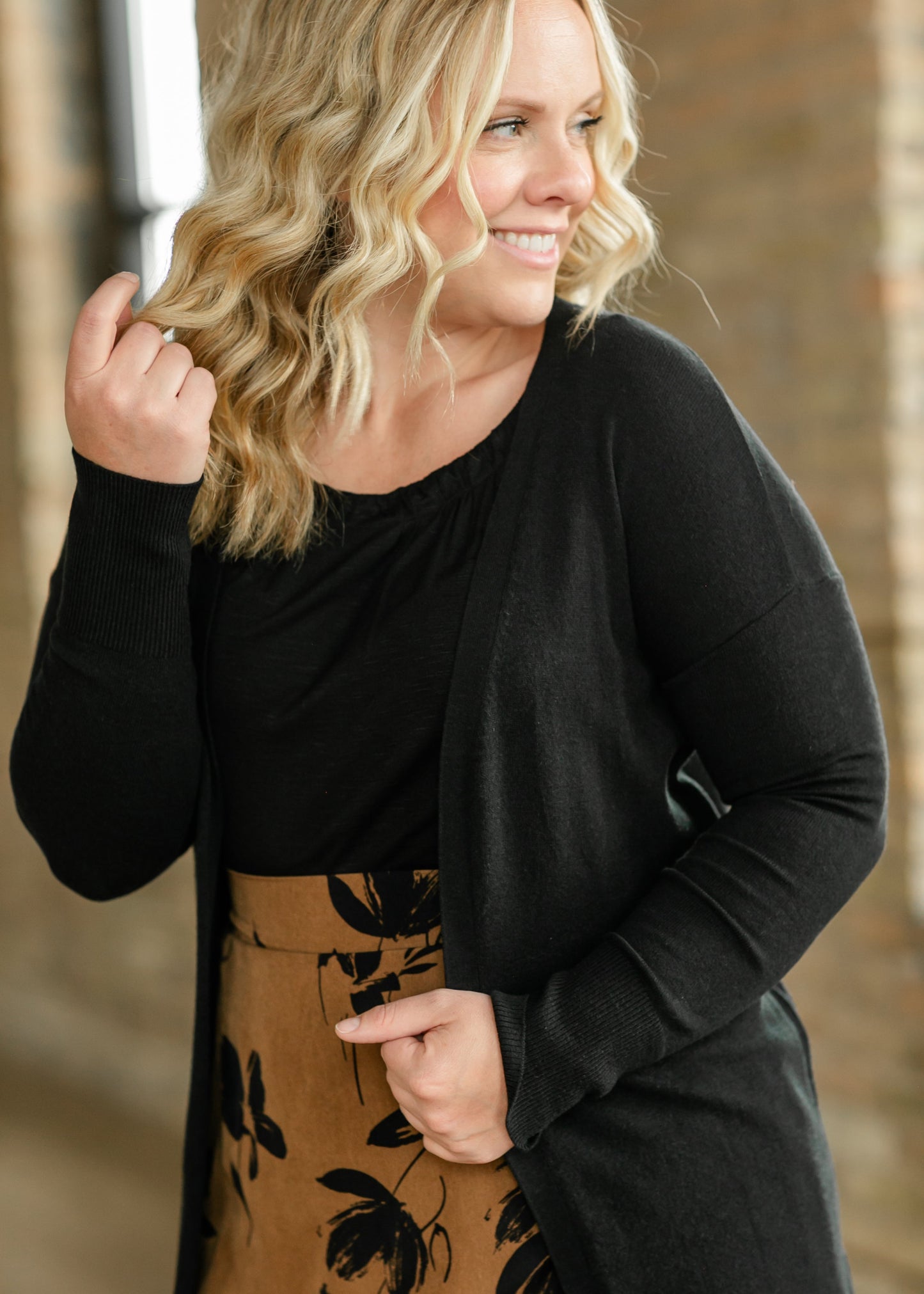 Preorder Essential Fine Knit Back Belt Cardigan IC Layering Essentials