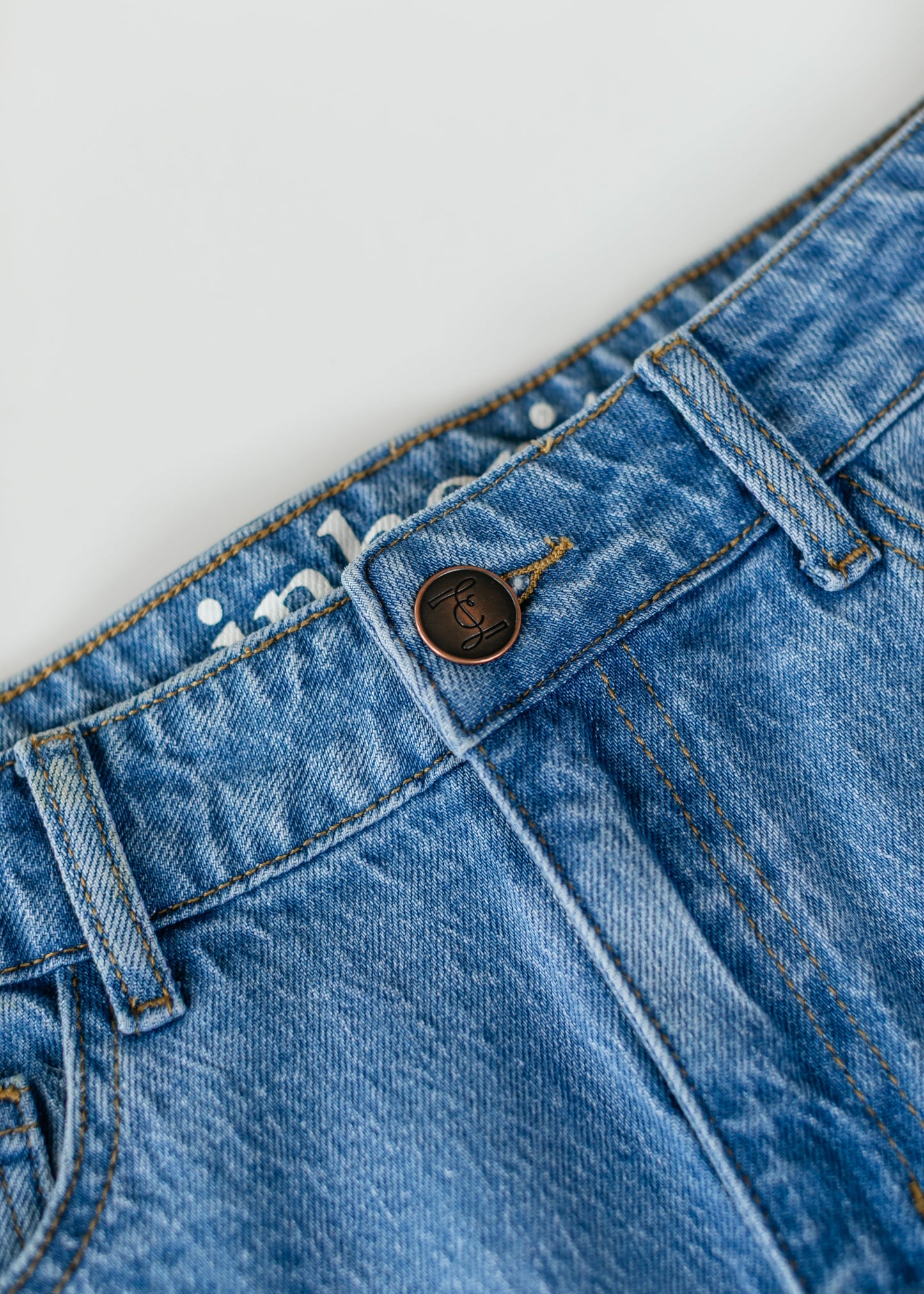 Preorder Remi Denim Classic Wash Midi Skirt IC Skirts