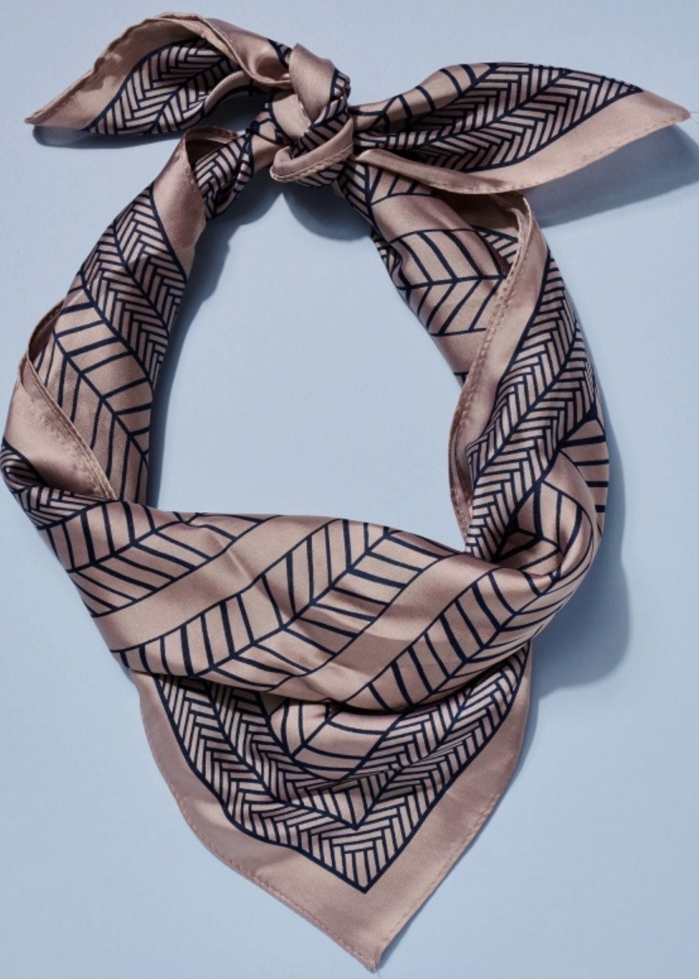 Printed Silky Bandana Accessories Silver