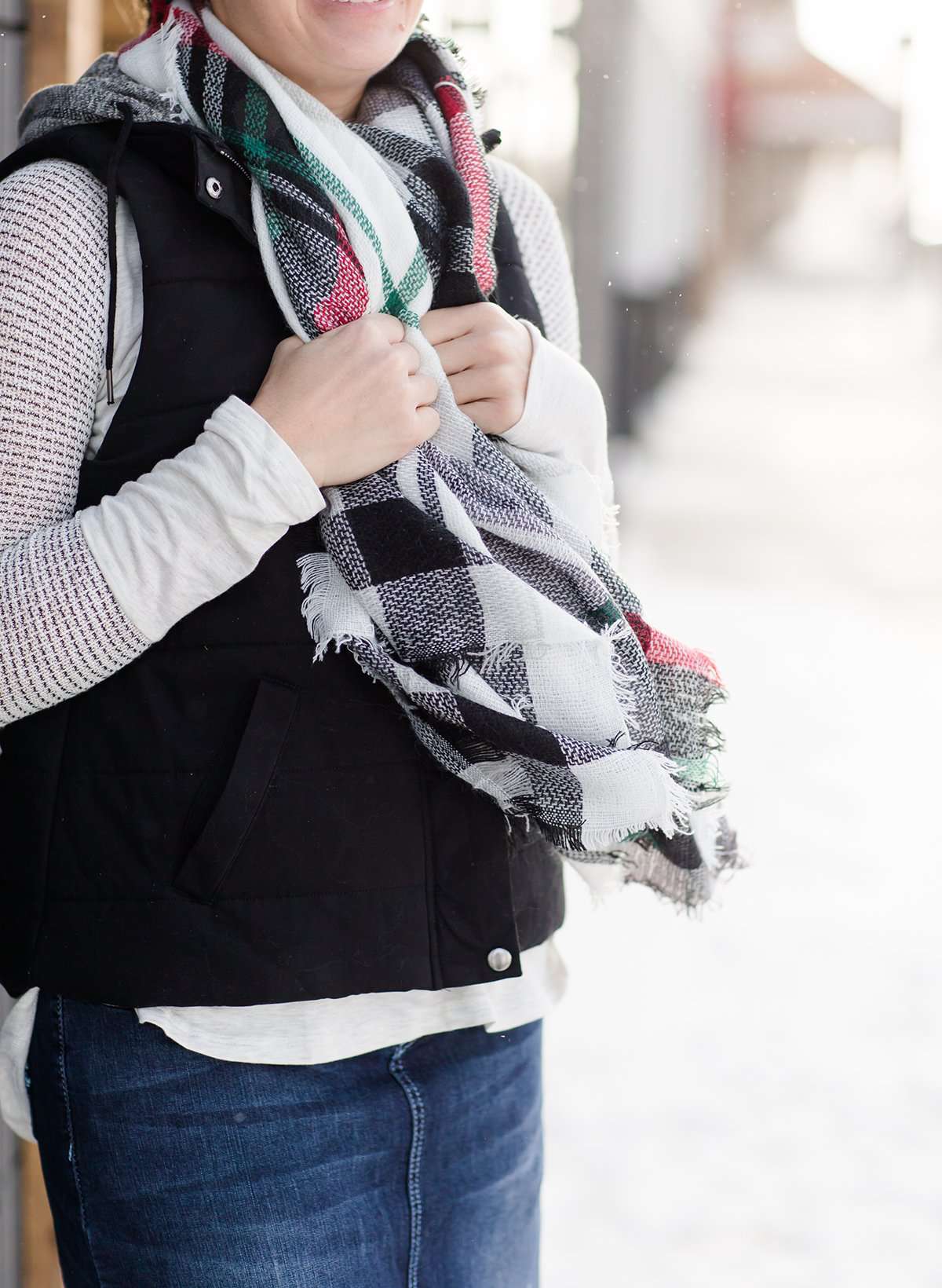 Quilted Hooded Puffer Vest - FINAL SALE FF Tops