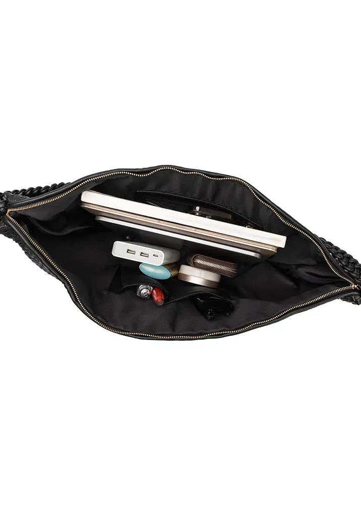 Raquel Black XL Recycled Shoulder Bag Accessories