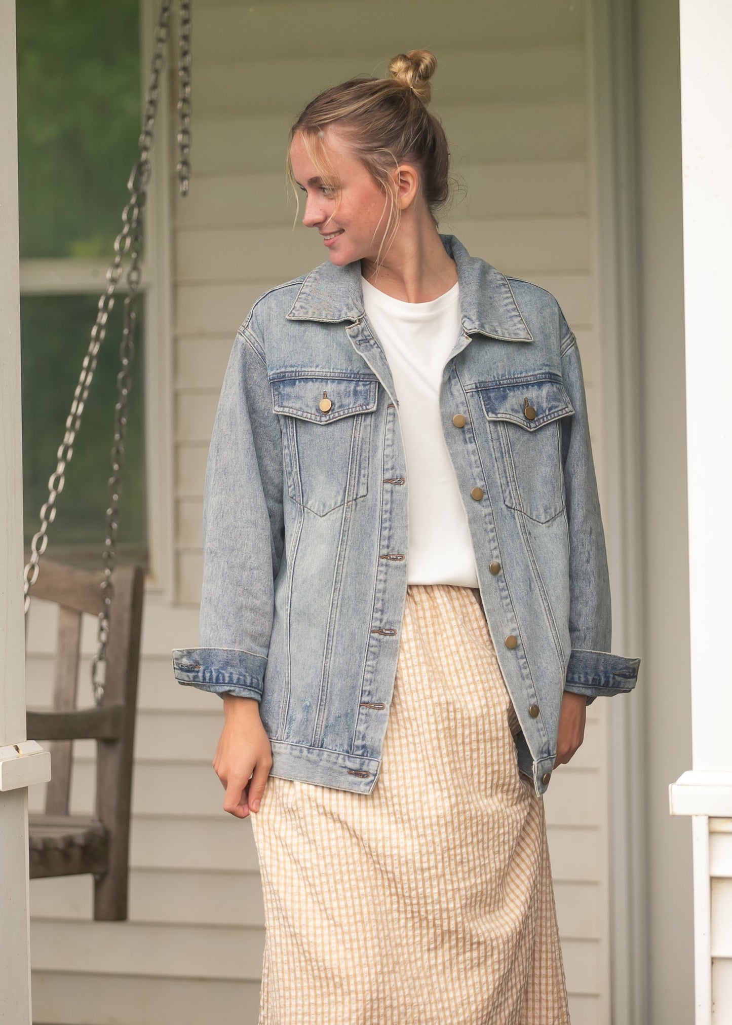 Rayne Modern Gingham Maxi Skirt IC Skirts