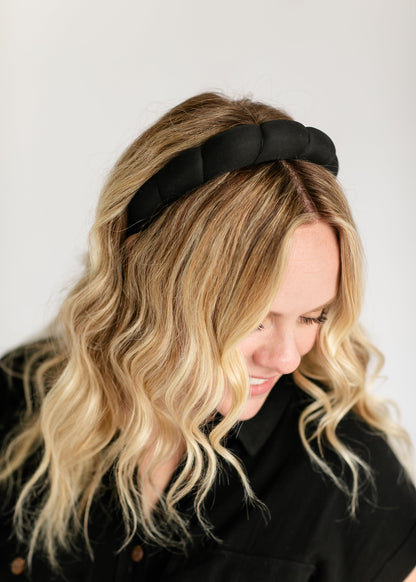 Recycled Fabric Puffy Headband Accessories
