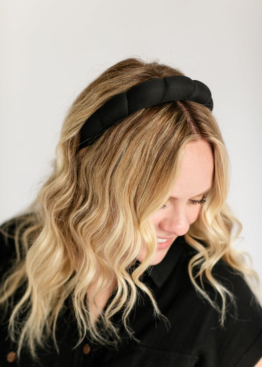 Recycled Fabric Puffy Headband Accessories