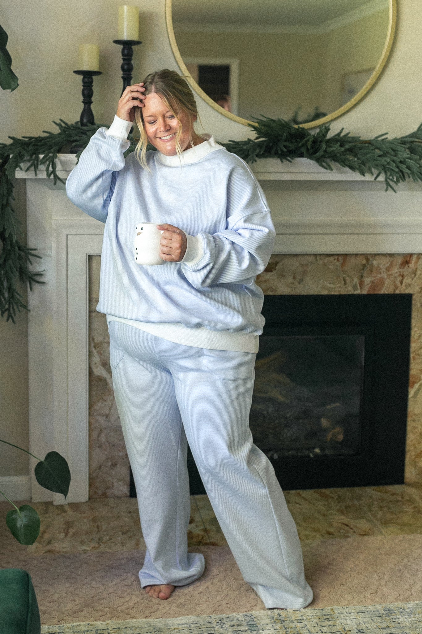 Relaxed Stripe Sweatpants FF Pants