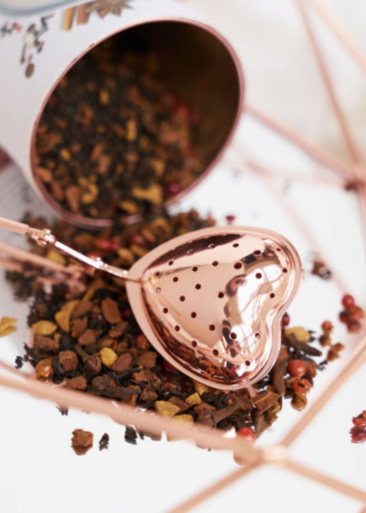 Rose Gold-Plated Stainless Steel Tea Infuser Gifts