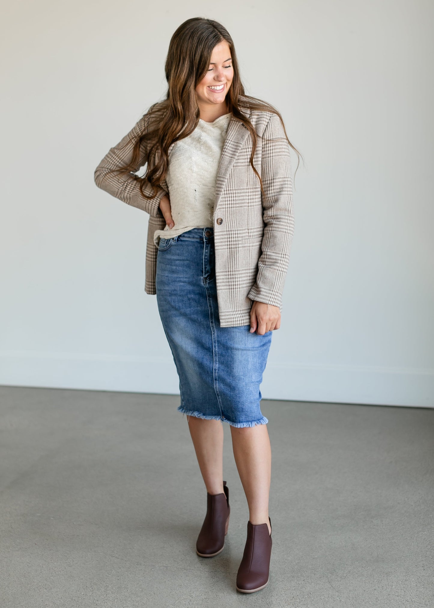 Rowe Boatneck Distressed Sweater FF Tops