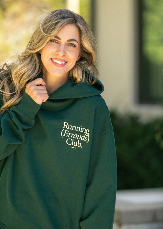 Running Errands Club Hoodie FF Tops