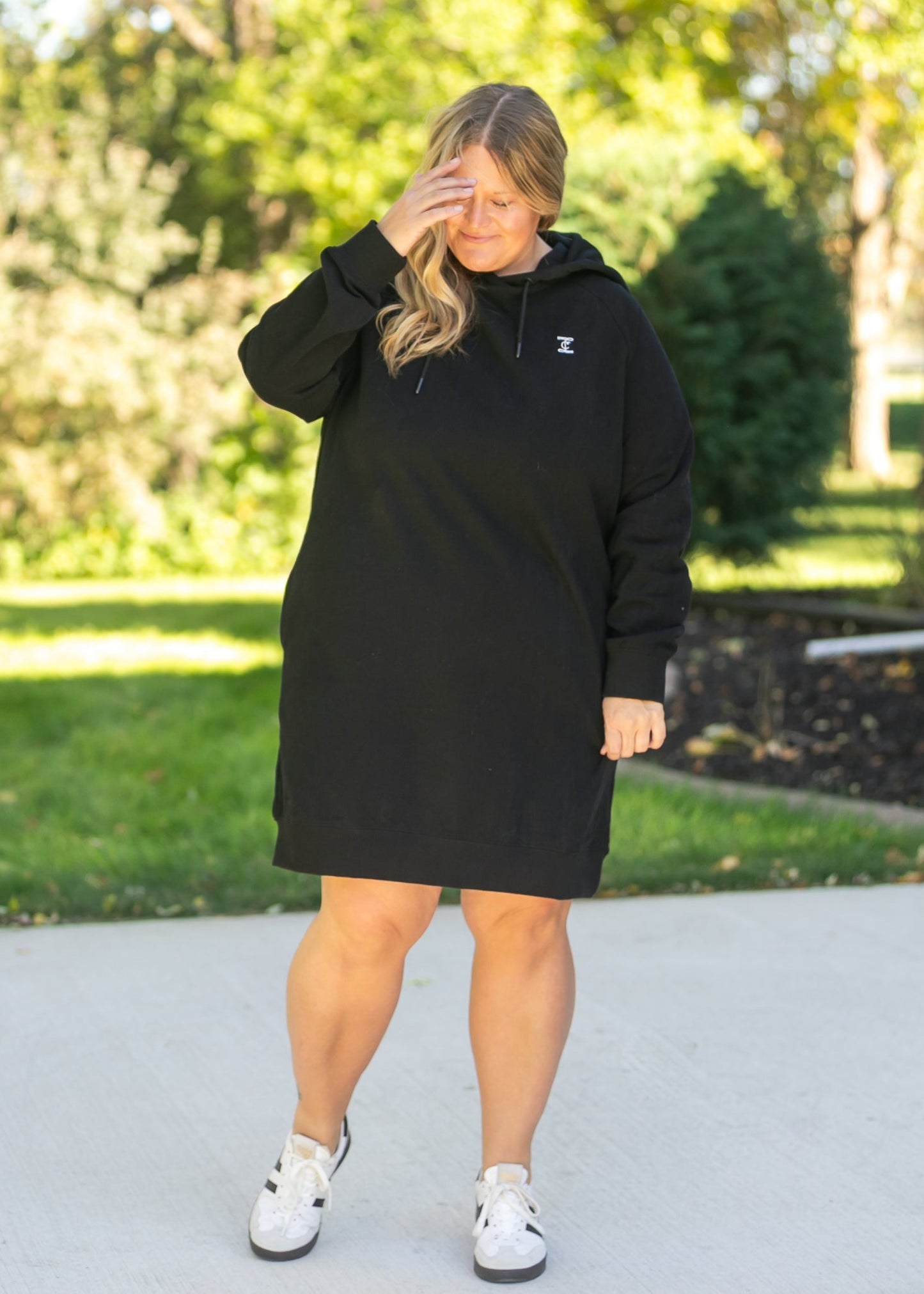 Scout Midi Hooded Sweatshirt Dress IC Dresses