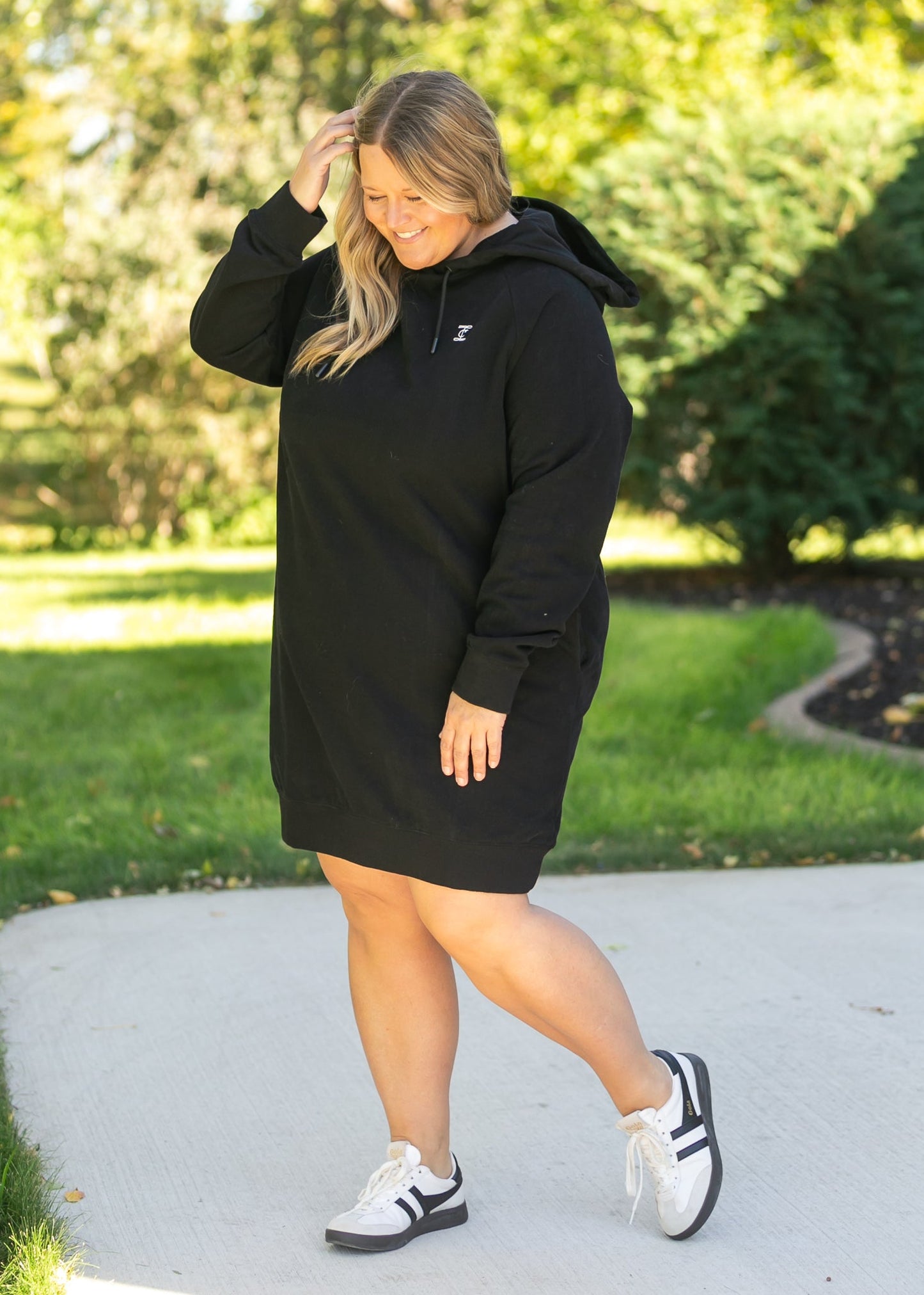 Scout Midi Hooded Sweatshirt Dress IC Dresses