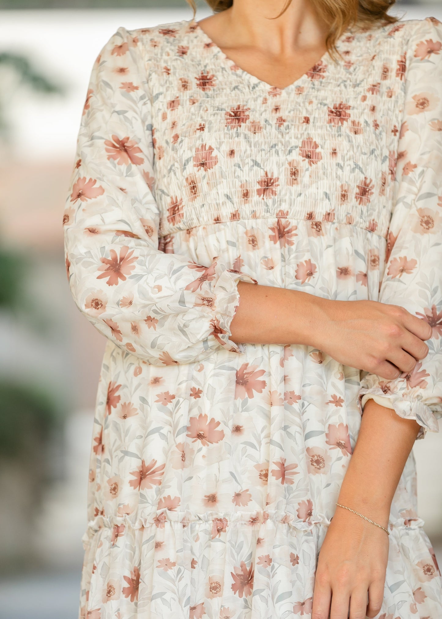 September Long Sleeve Maxi Dress FF Dresses