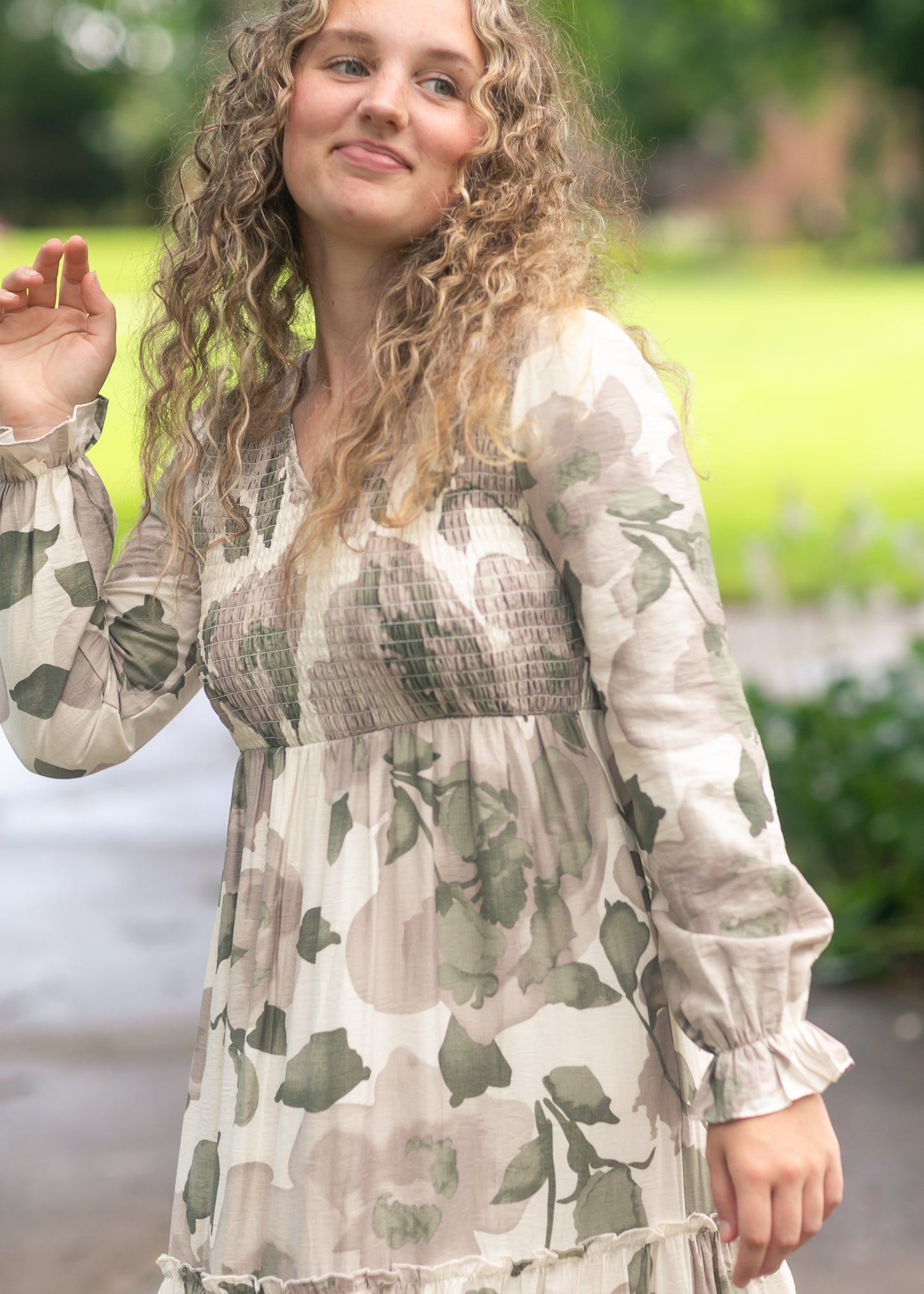 September Long Sleeve Maxi Dress FF Dresses