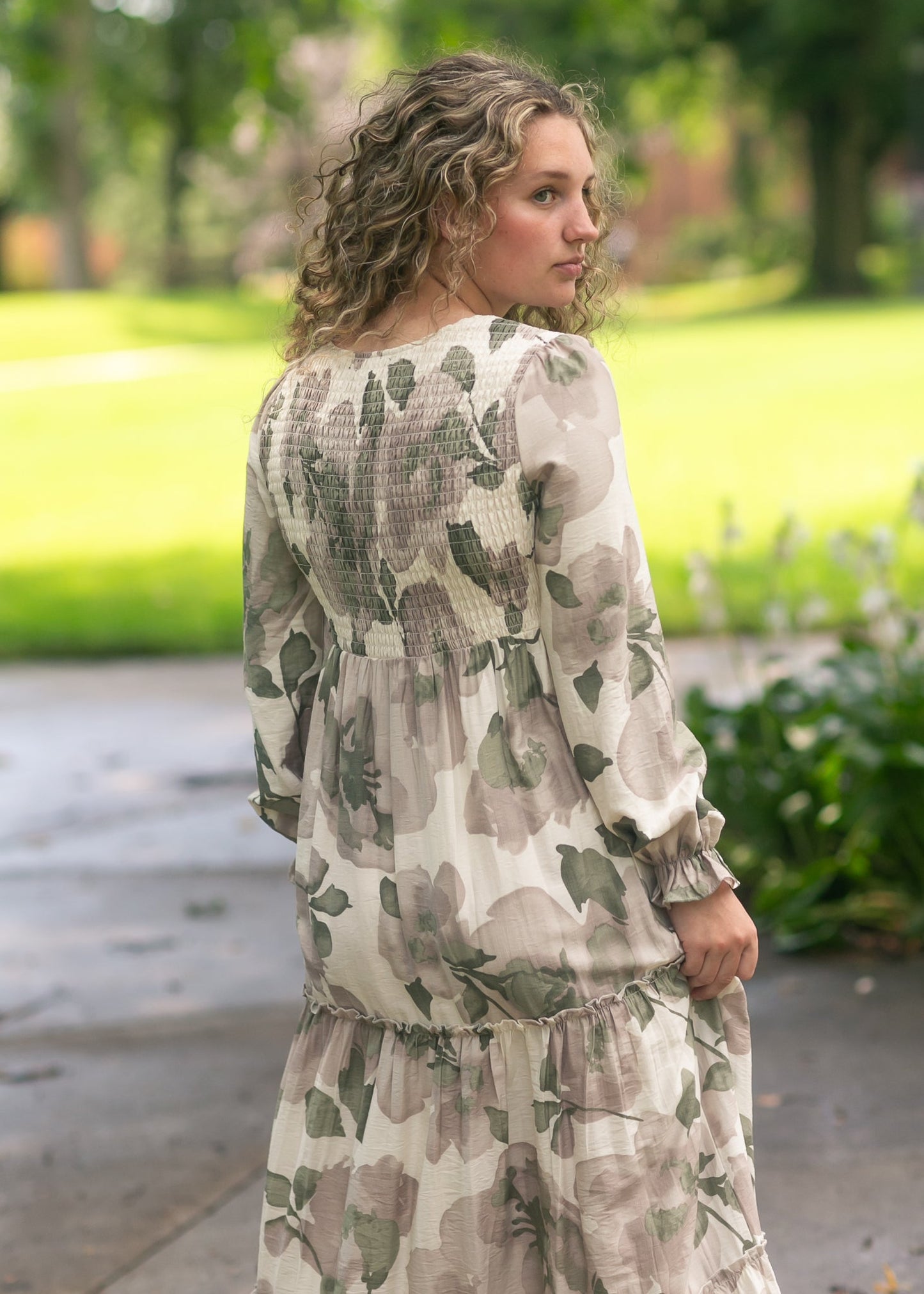 September Long Sleeve Maxi Dress FF Dresses