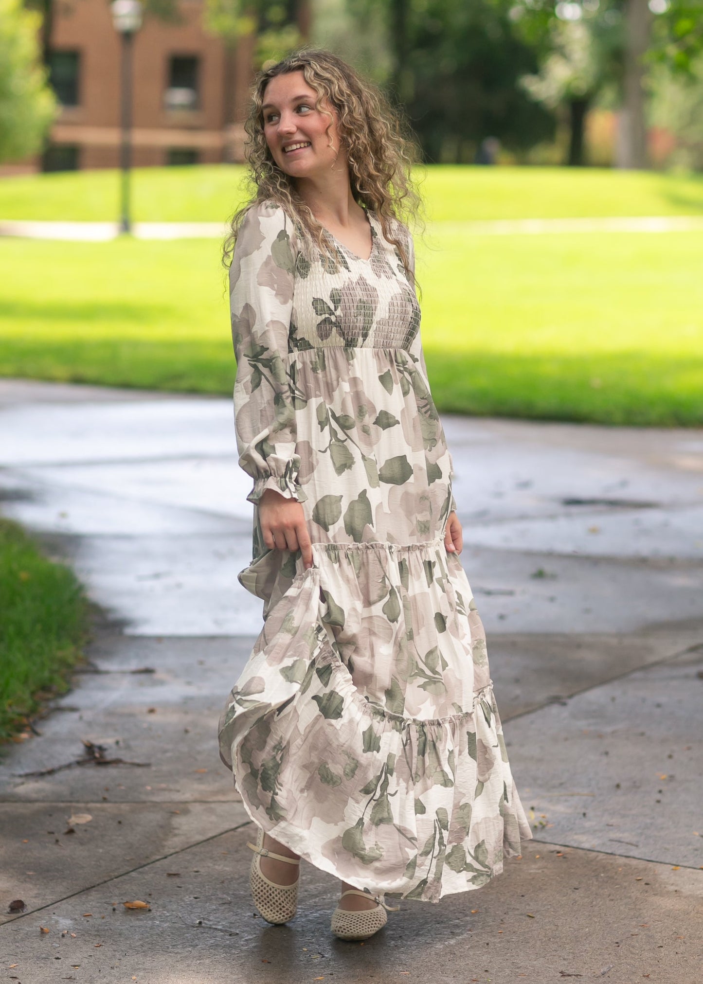 September Long Sleeve Maxi Dress FF Dresses