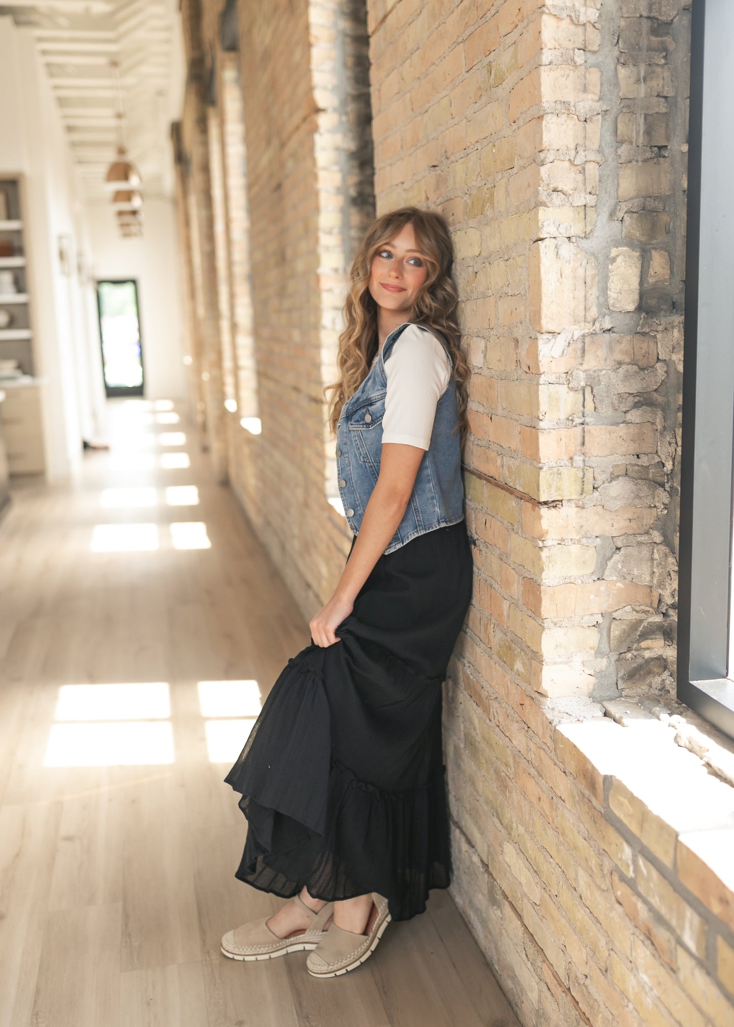 Serena Cotton Gauze Maxi Skirt IC Skirts