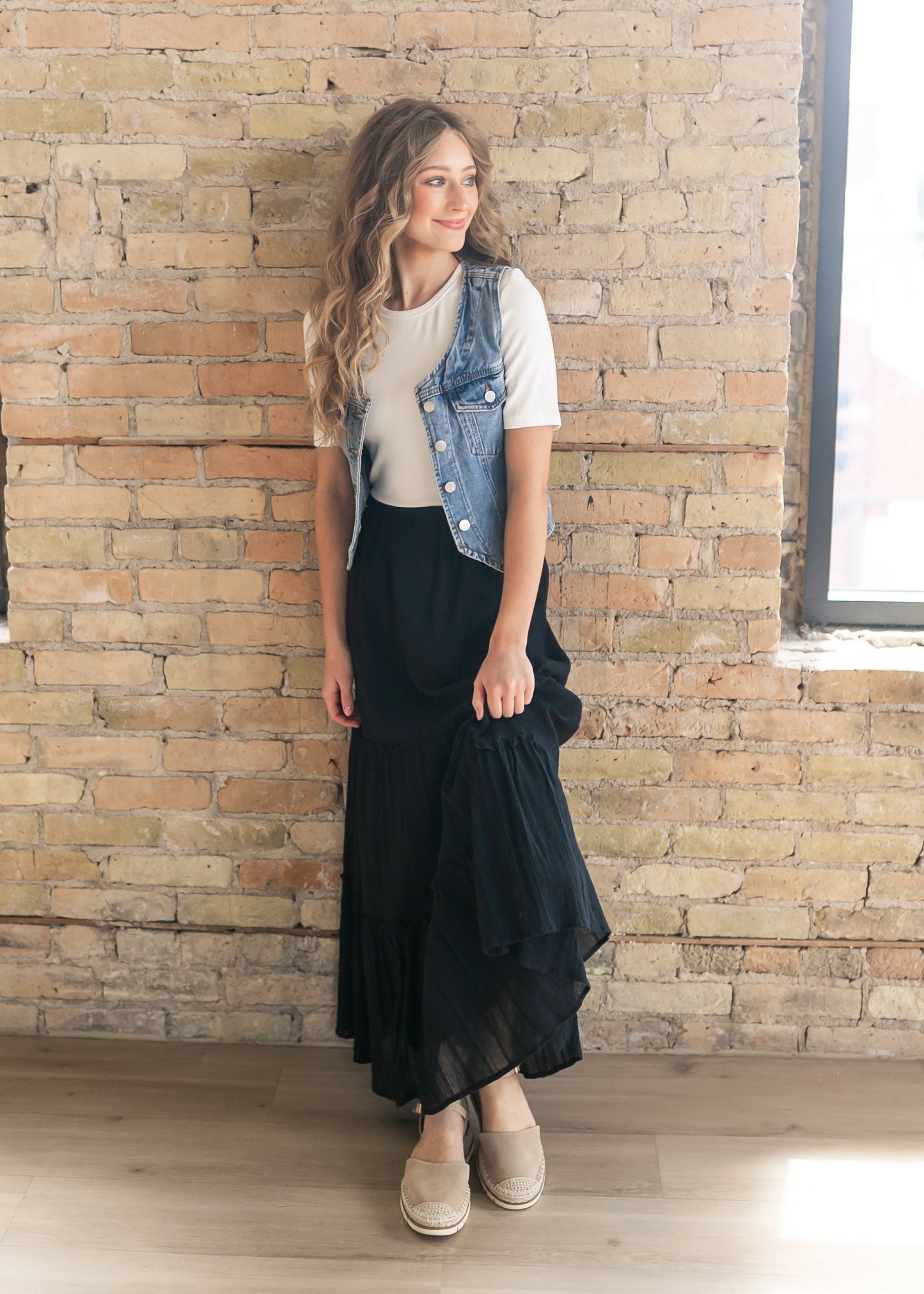 Serena Cotton Gauze Maxi Skirt IC Skirts