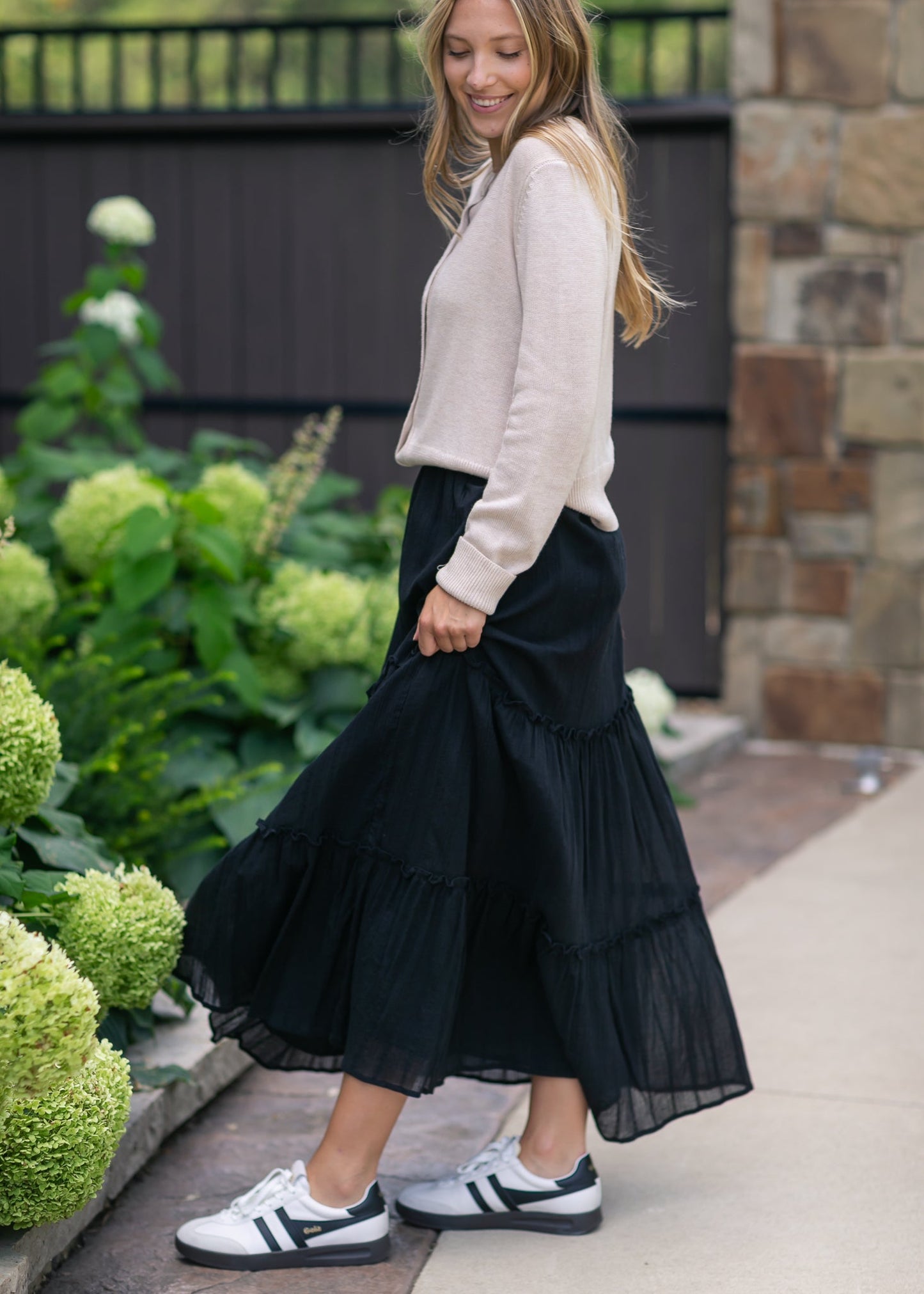 Serena Cotton Gauze Maxi Skirt IC Skirts